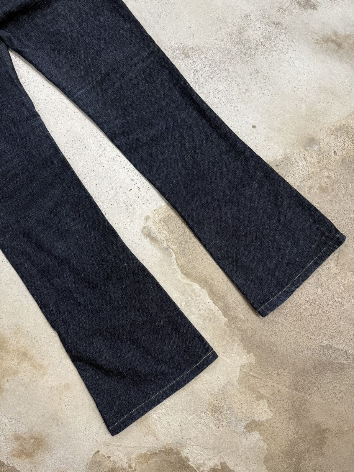 Marithe + Francois Girbaud Dark Flare Marithe Francois Girbaud Denim Pants Size US 28 / EU 44 - 8 Thumbnail