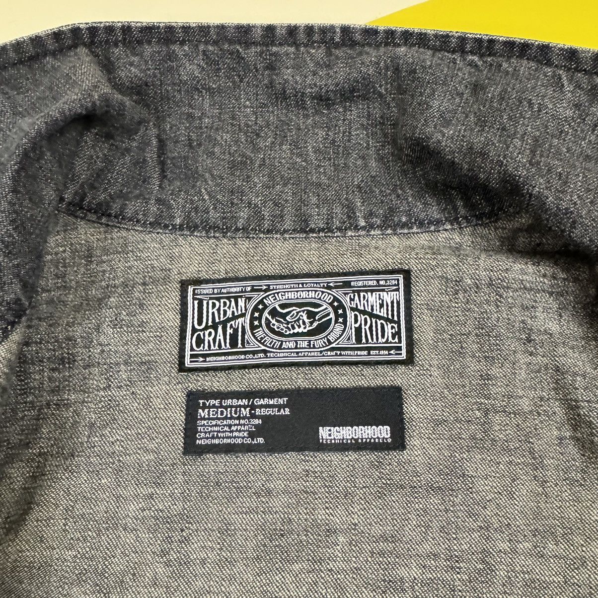Neighborhood NEIGHBORHOOD BLACK WASHED DENIM JACKET Size US M / EU 48-50 / 2 - 8 Thumbnail