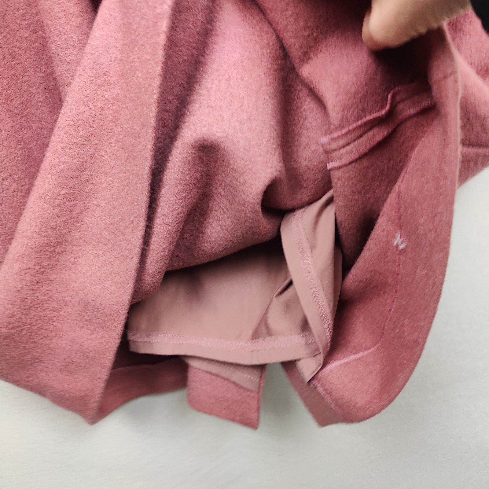 Other The Fold Evesham Dress Womens 12 Rose Pink Wool Size XL / US 12-14 / IT 48-50 - 4 Thumbnail