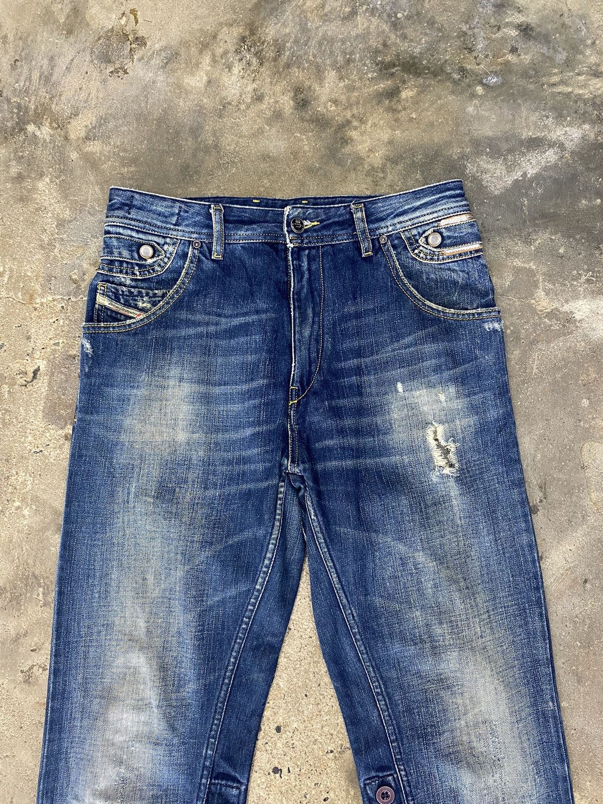 Diesel × Japanese Brand × Vintage Diesel industries blue jeans wash japanese brand Size US 28 / EU 44 - 2 Thumbnail