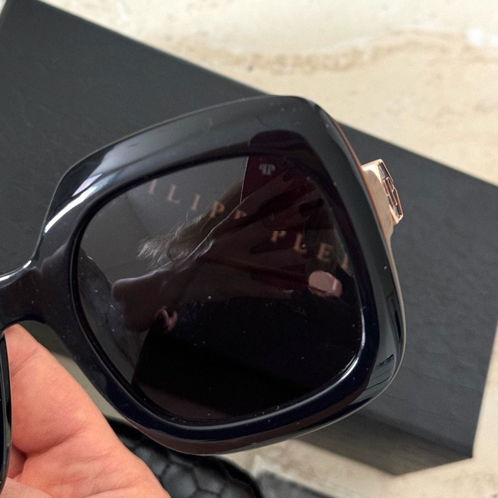 Philipp Plein New Philipp Plein Queen SPP065S Col0700 Sunglasses Authentic Size ONE SIZE - 8 Thumbnail