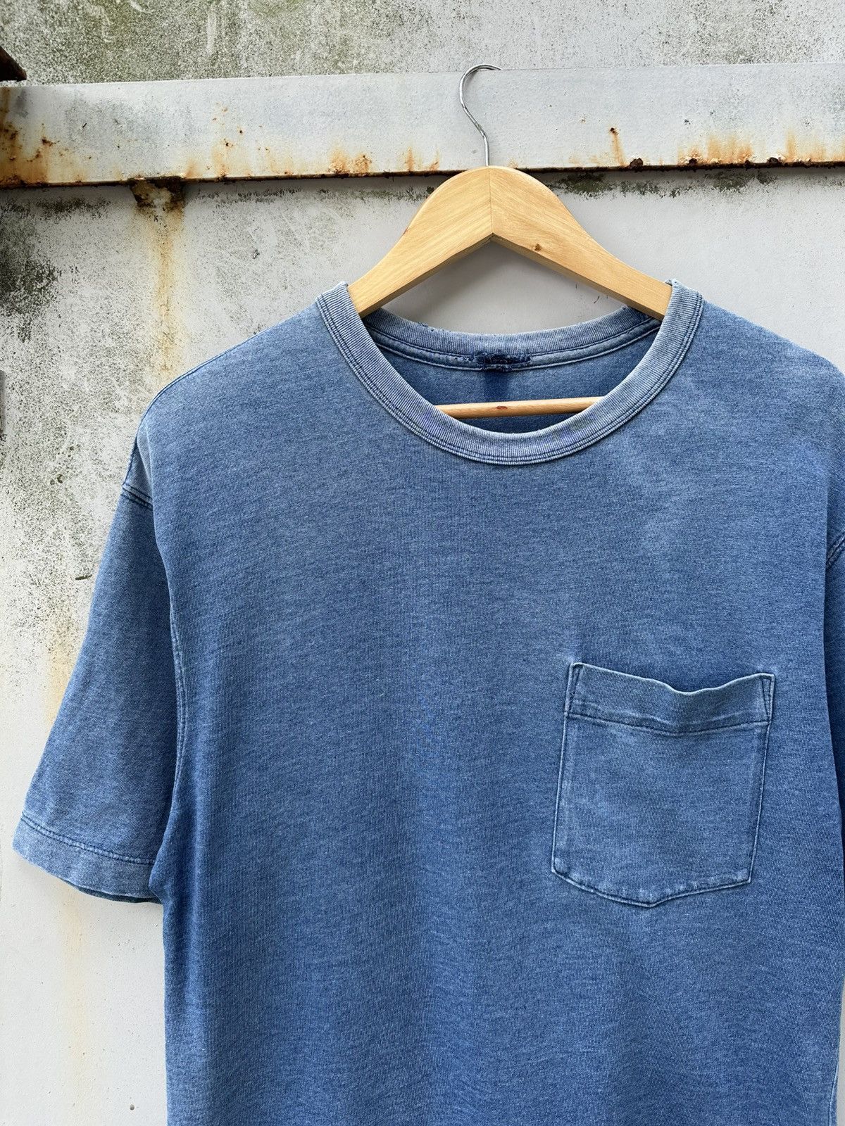 Vintage Vintage THRASHED Sun Faded Pocket Tee Size US M / EU 48-50 / 2 - 4 Thumbnail