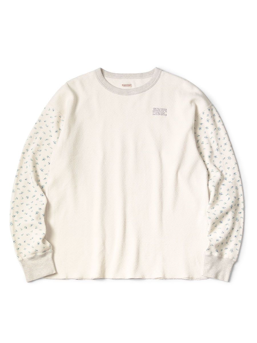 Kapital kapital Waffle small flower pattern logo long sleeve T-shirt Size US XL / EU 56 / 4 - 1 Thumbnail