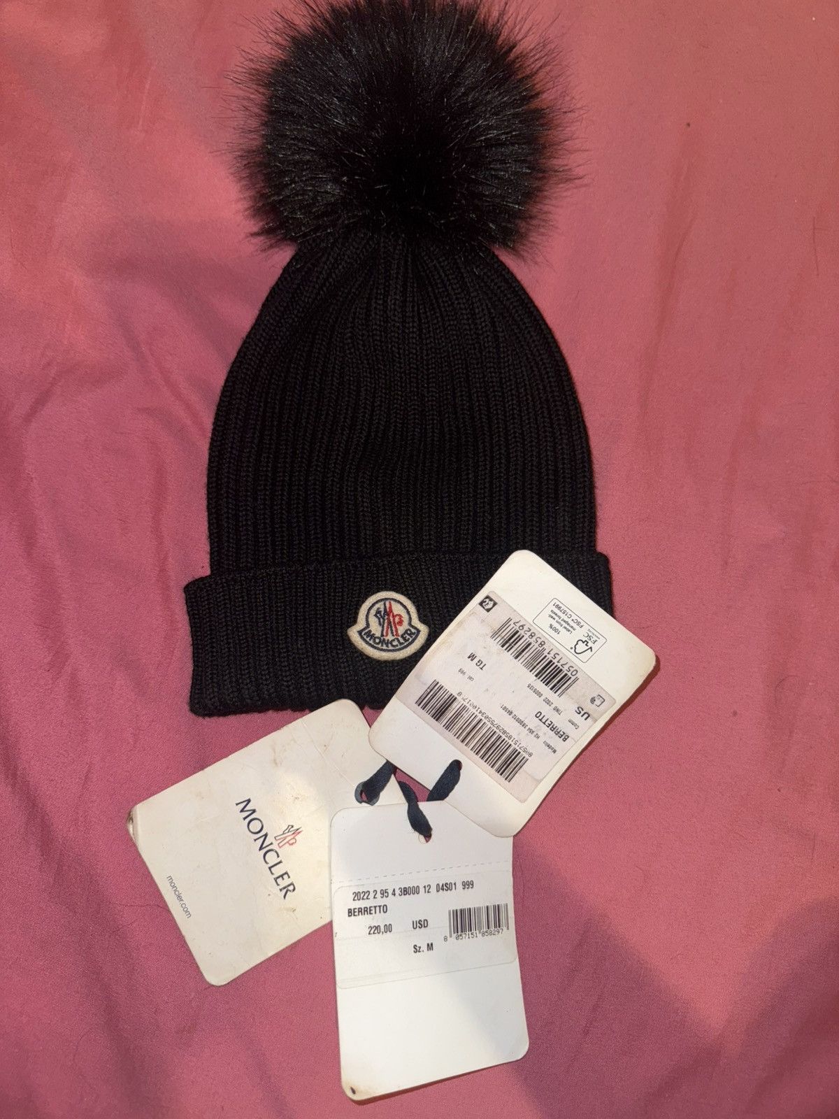 Moncler Moncler puff beanie hat (Unisex) Size ONE SIZE - 2 Thumbnail