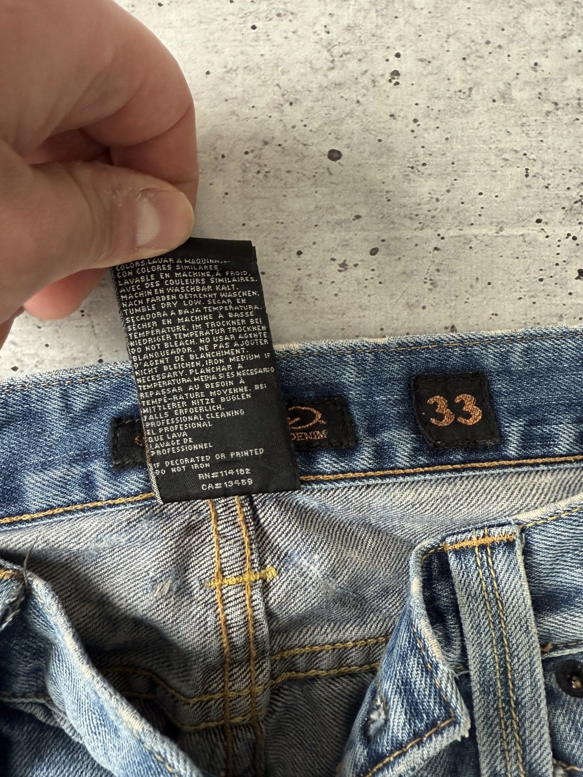 Ed Hardy Vintage Y2K Ed Hardy x Christian Audigier Boys Denim Pants Size US 33 - 12 Thumbnail