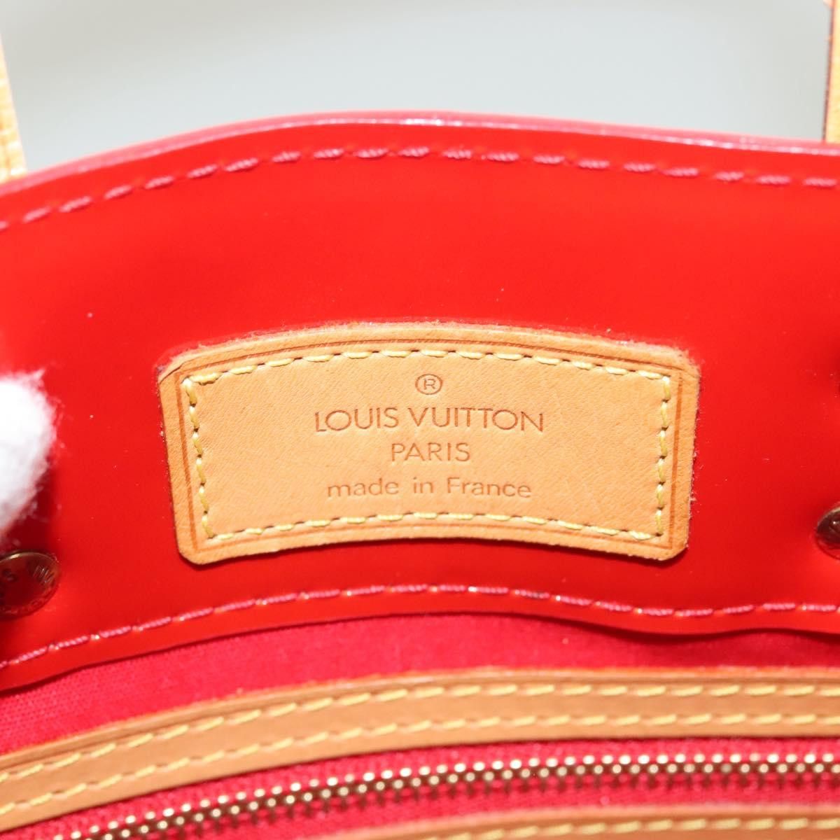 Louis Vuitton LOUIS VUITTON Monogram Vernis Reade PM Hand Bag Red Rouge Size ONE SIZE - 16 Thumbnail