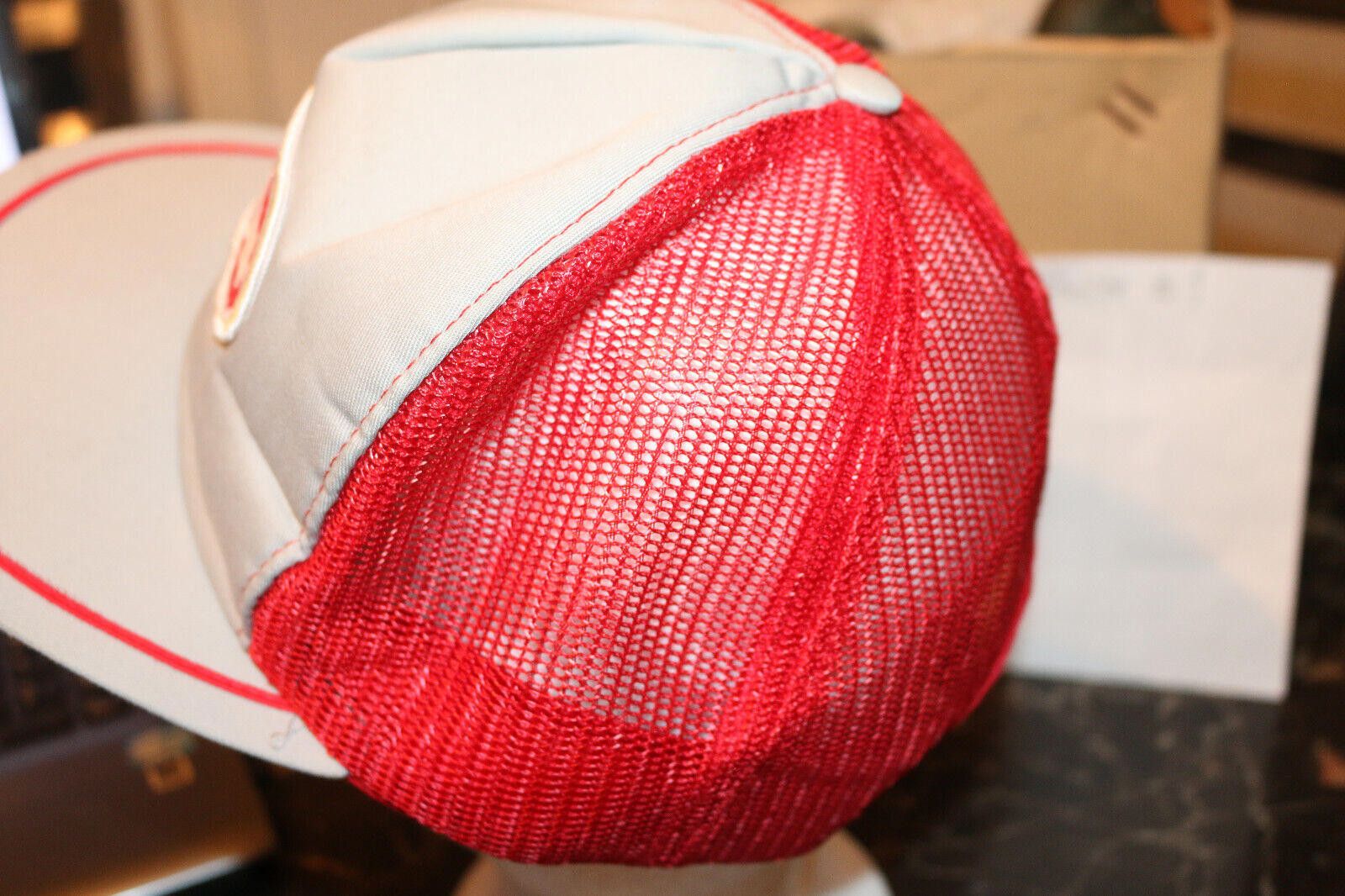Other Oregon Tools Red & White Vintage Truckers Cap Adjustable Size ONE SIZE - 4 Thumbnail