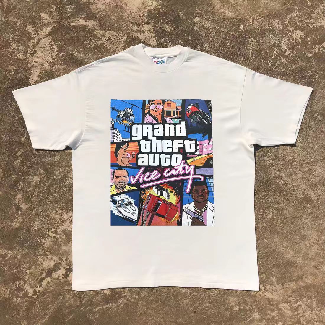 Vintage GTA Vice City T-Shirt Size US L / EU 52-54 / 3 - 1 Thumbnail