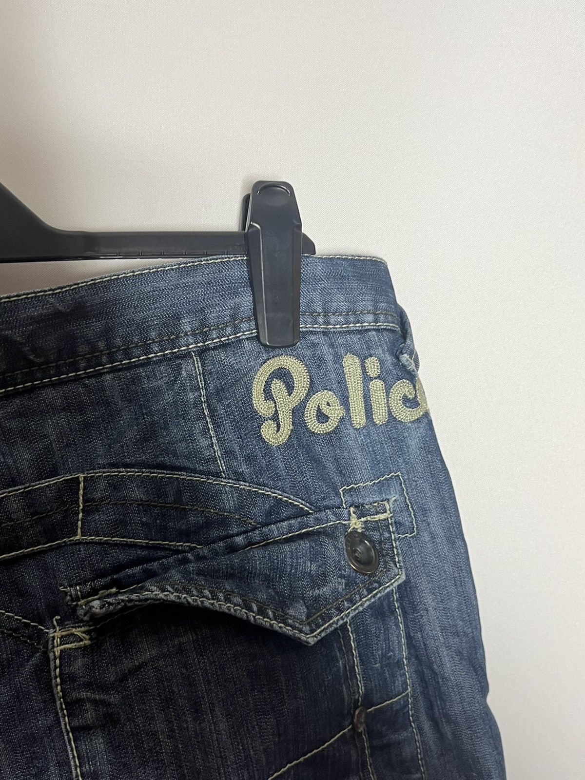 Other 🔥 Vintage 883 Police Crazy Multi Pocket Cargo Denim Jeans 🔥 Size US 36 / EU 52 - 12 Thumbnail