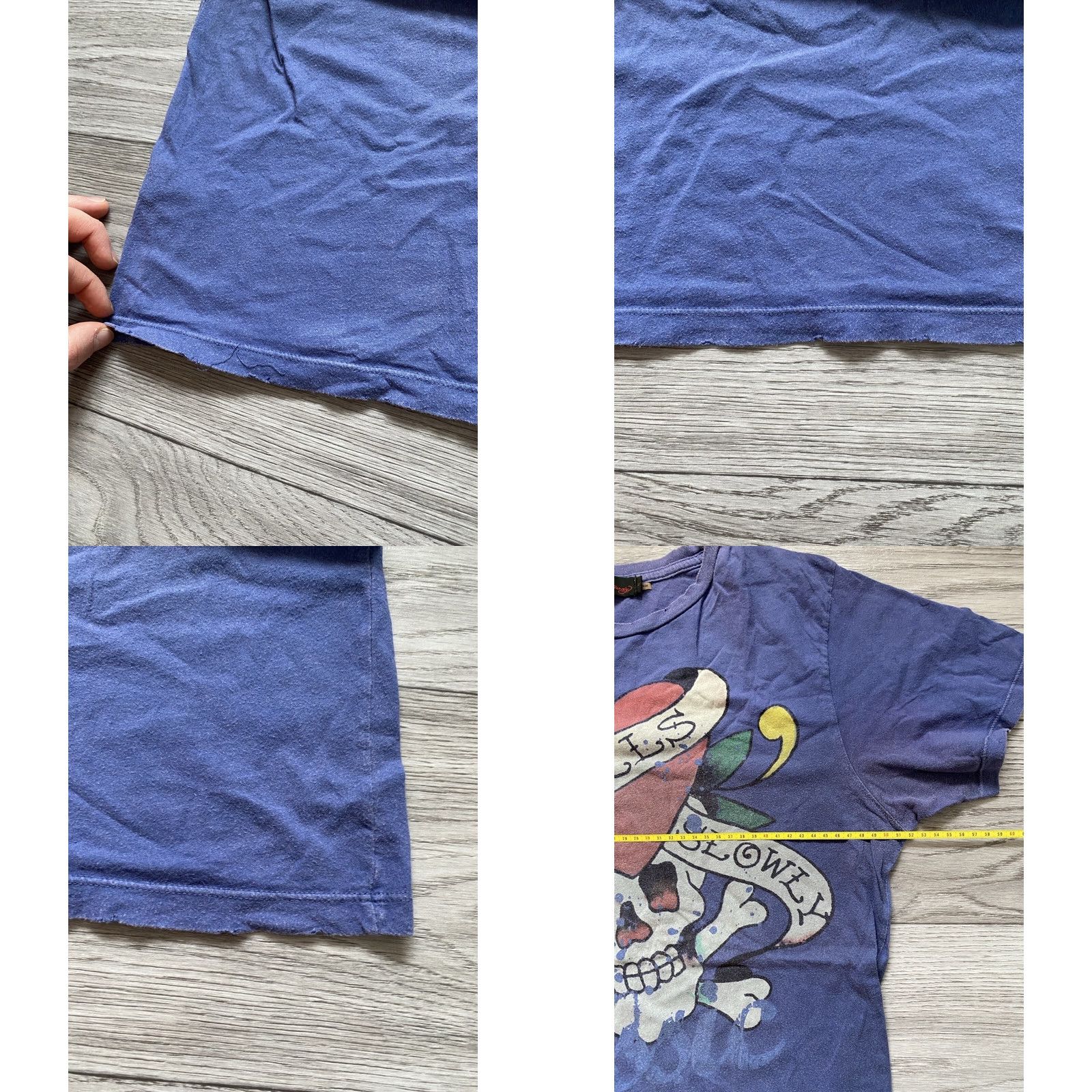 Ed Hardy VINTAGE Ed Hardy T-Shirt USA Mens L Blue Shirt Men Size US L / EU 52-54 / 3 - 9 Thumbnail