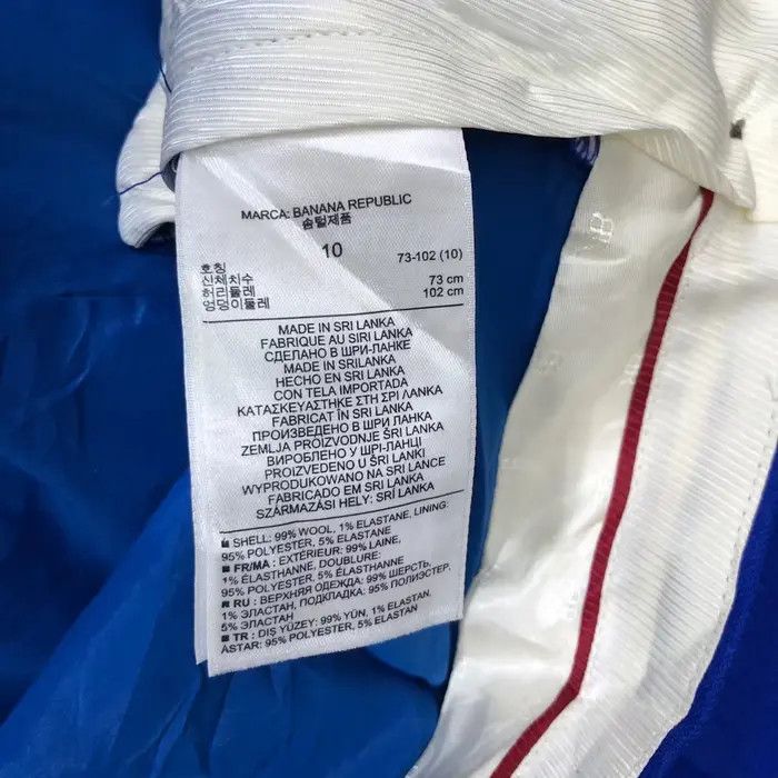 Banana Republic Vtg BANANA REPUBLIC MARTIN Fit Blue Casual Pant Workwear Size 34" / US 12 / IT 48 - 5 Thumbnail