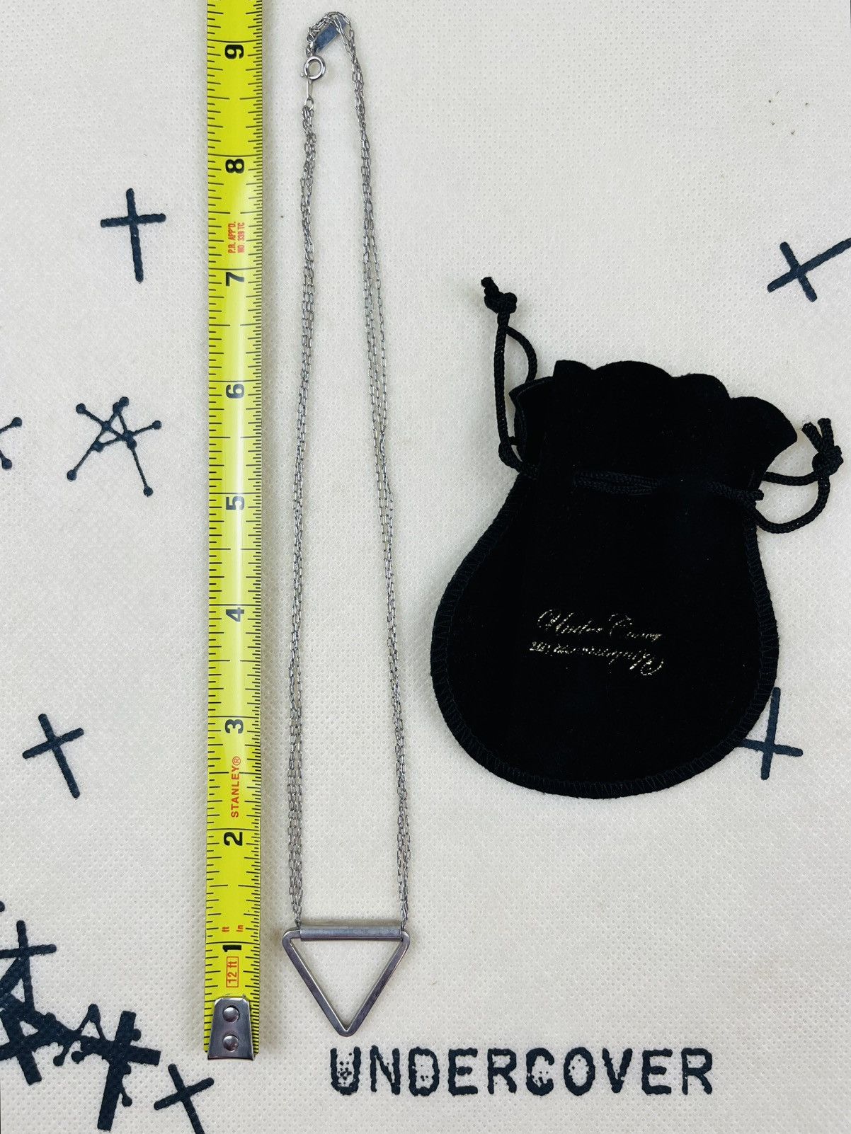 Undercover Undercover Triple Chain Silver Triangle Necklace Size ONE SIZE - 3 Thumbnail