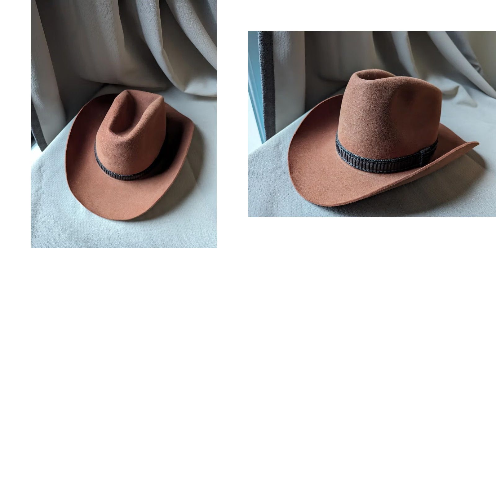 Vintage VINTAGE KEITH 10X fur blend CONEY IMPORTED FUR western Coney blend cowboy hat 7-3/8 Brown Men Cowboy Hat Size ONE SIZE - 10 Thumbnail