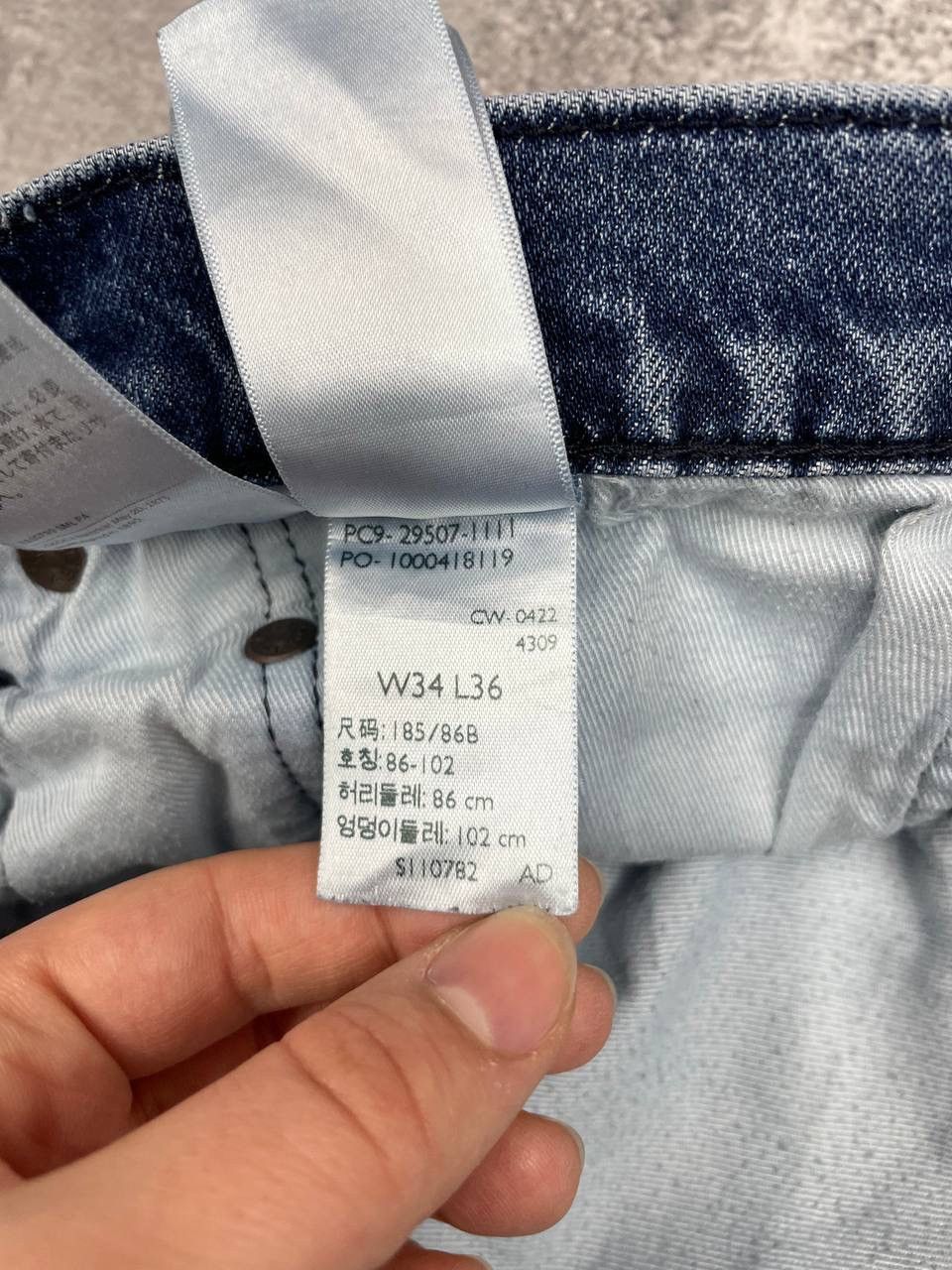 Levi's Levi's Men Denim Jeans Blue Straight Fit Size W34 Size US 34 / EU 50 - 12 Thumbnail