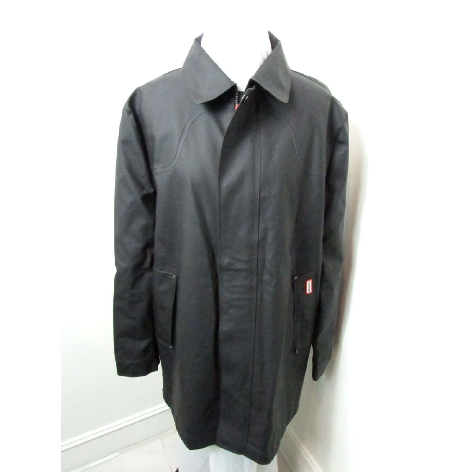 Hunter Hunter Rain Coat Black Large Jacket Mens/Unisex Size US L / EU 52-54 / 3 - 2 Thumbnail