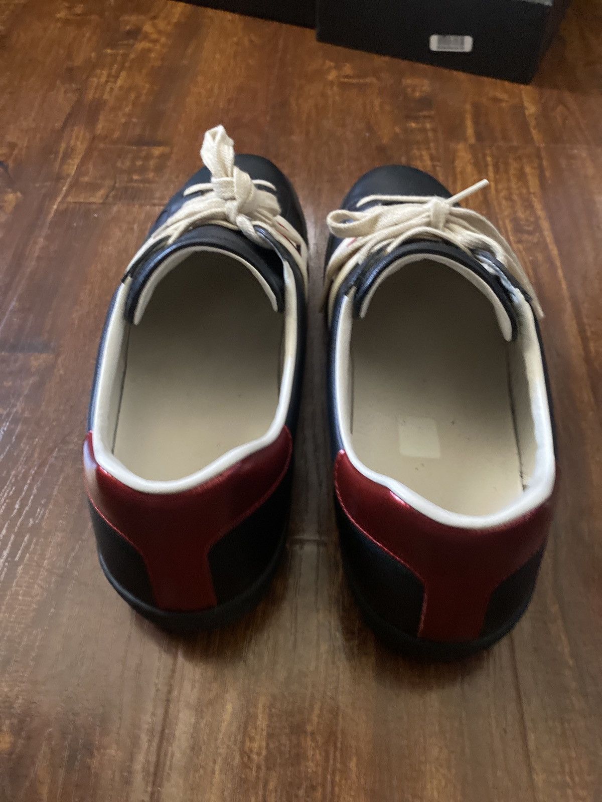 Gucci Gucci Ace Stripe Black Size US 11 / EU 44 - 3 Thumbnail