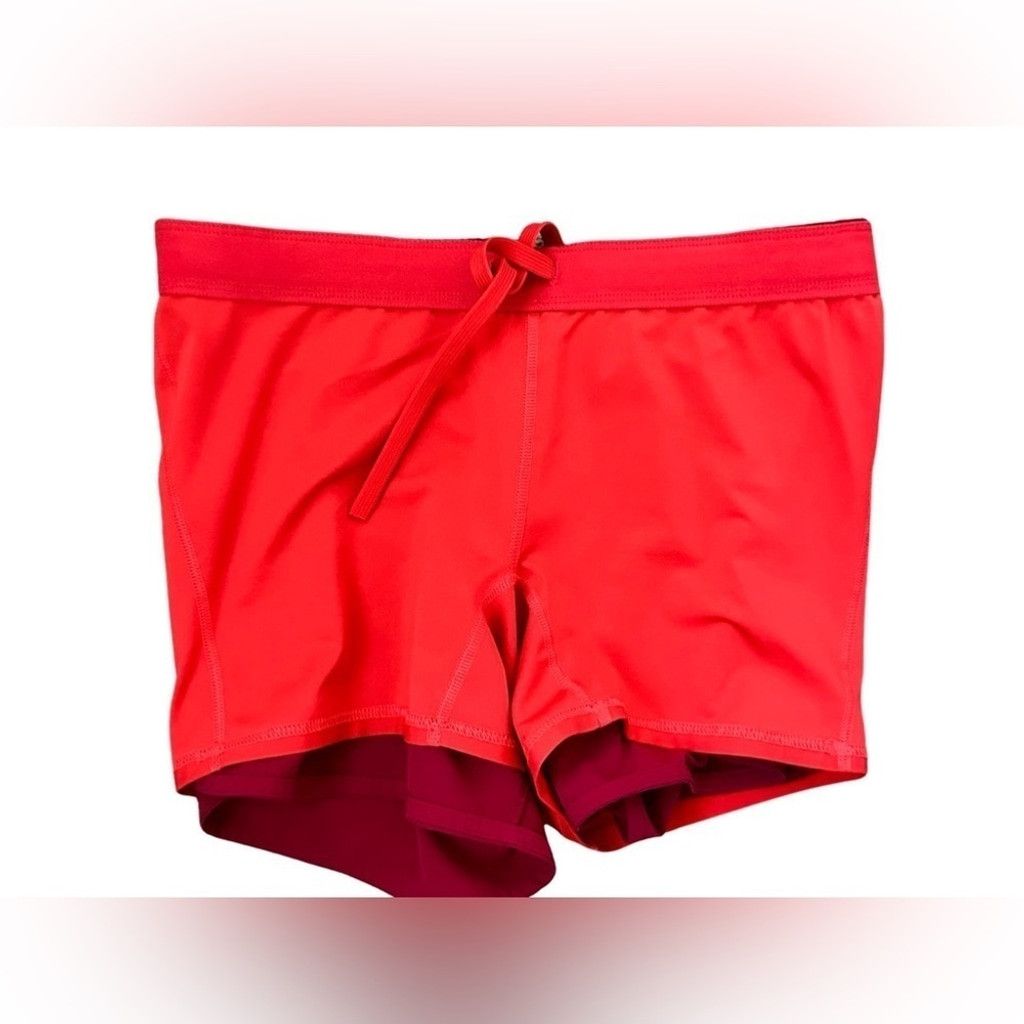 Nike NIKE Dri-Fit Shorts Red/Orange Women’s Size Medium. Size 28" / US 6 / IT 42 - 7 Thumbnail
