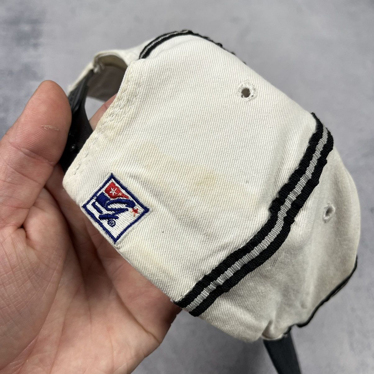 MLB Vintage Chicago White Sox MLB the game cap 90’s Size ONE SIZE - 20 Thumbnail