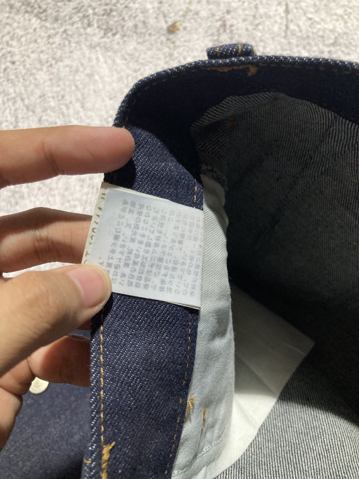 Japanese Brand 2000s Et-Boite Button Raw Denim Bootcut Flared Jeans Lgb Size US 26 / EU 42 - 19 Thumbnail