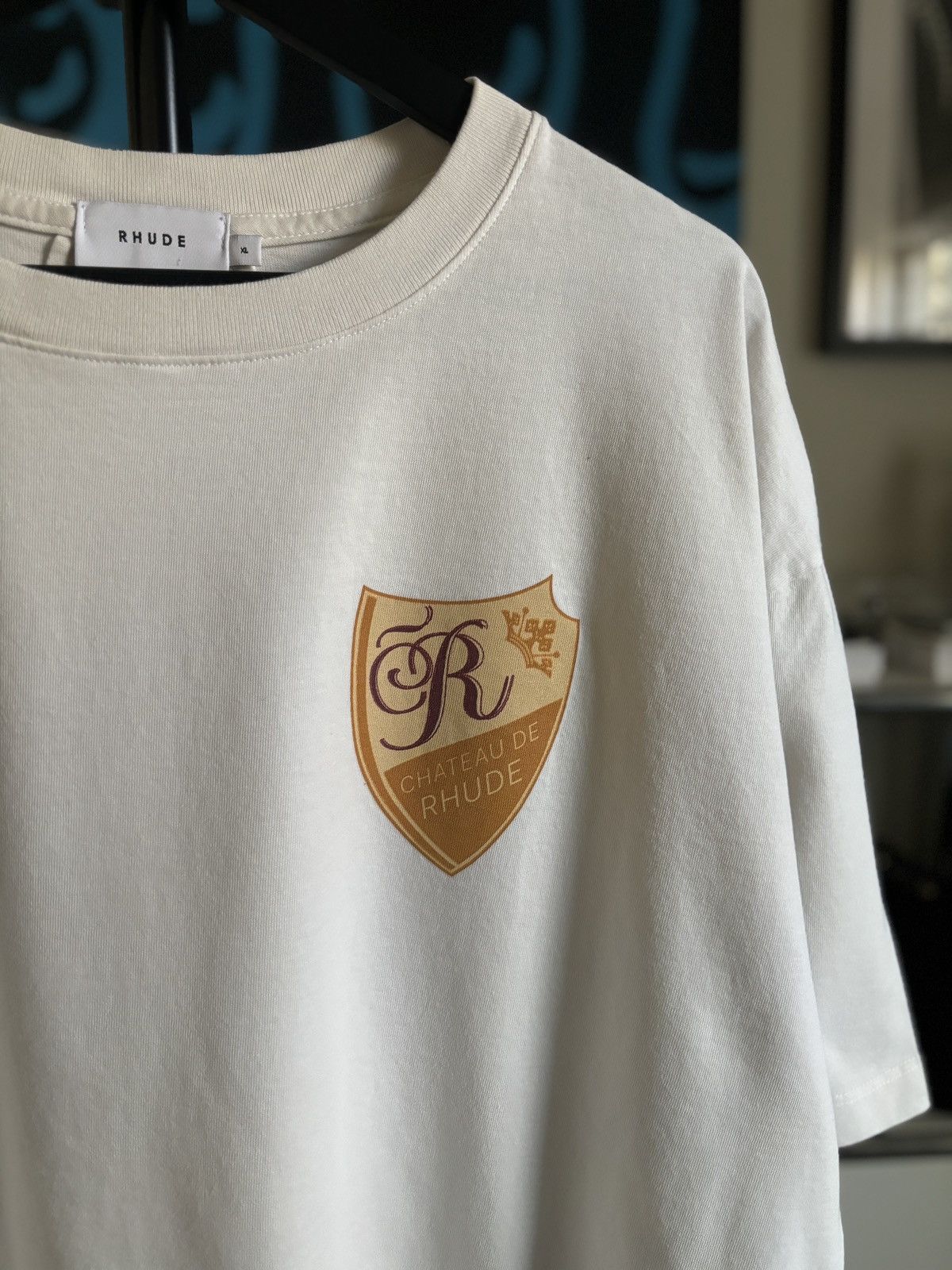 Rhude RHUDE CHATEAU LOGO GRAPHIC TEE Size US XL / EU 56 / 4 - 4 Thumbnail
