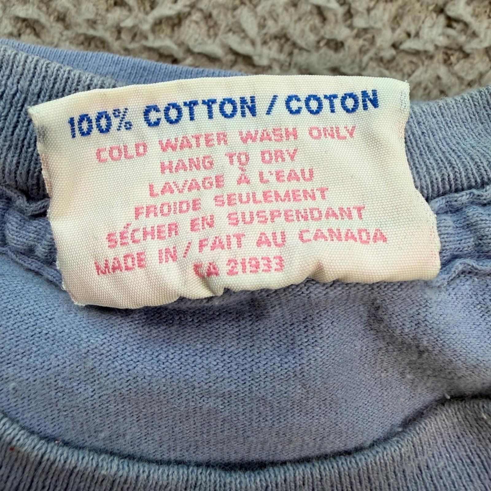 Cowboy Equipment Vintage 1992 Cows Prince Edward Island T Shirt XL Blue Cow Size US XL / EU 56 / 4 - 5 Thumbnail