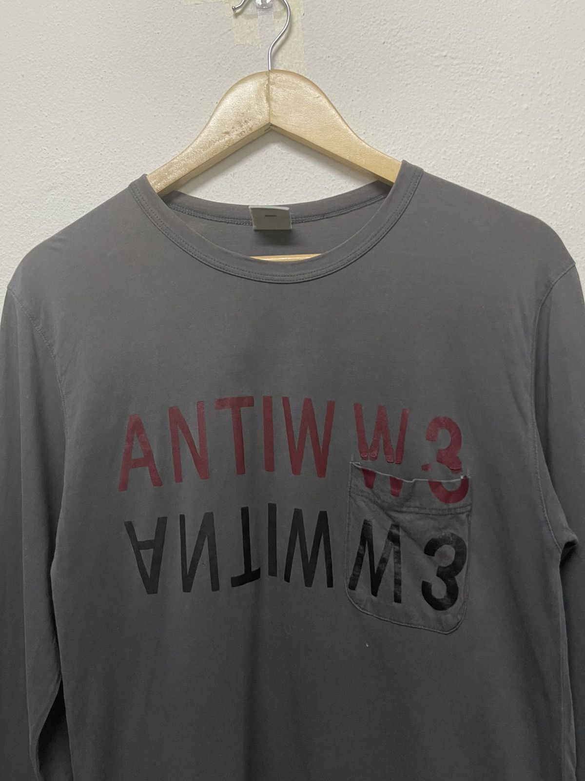 Japanese Brand × PPFM × Seditionaries 1990s PPFM ANTIW W3 SINGLE POCKET LONG SLEEVE SHIRT Size US S / EU 44-46 / 1 - 5 Thumbnail