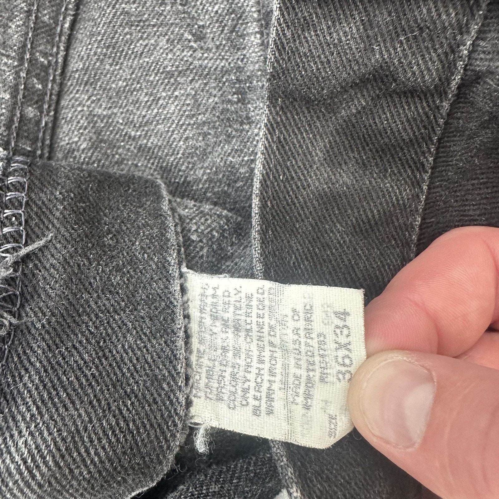 Lee Vintage Lee Union Made USA Washed Black Jeans Mens 36x34 Size US 36 / EU 52 - 10 Thumbnail