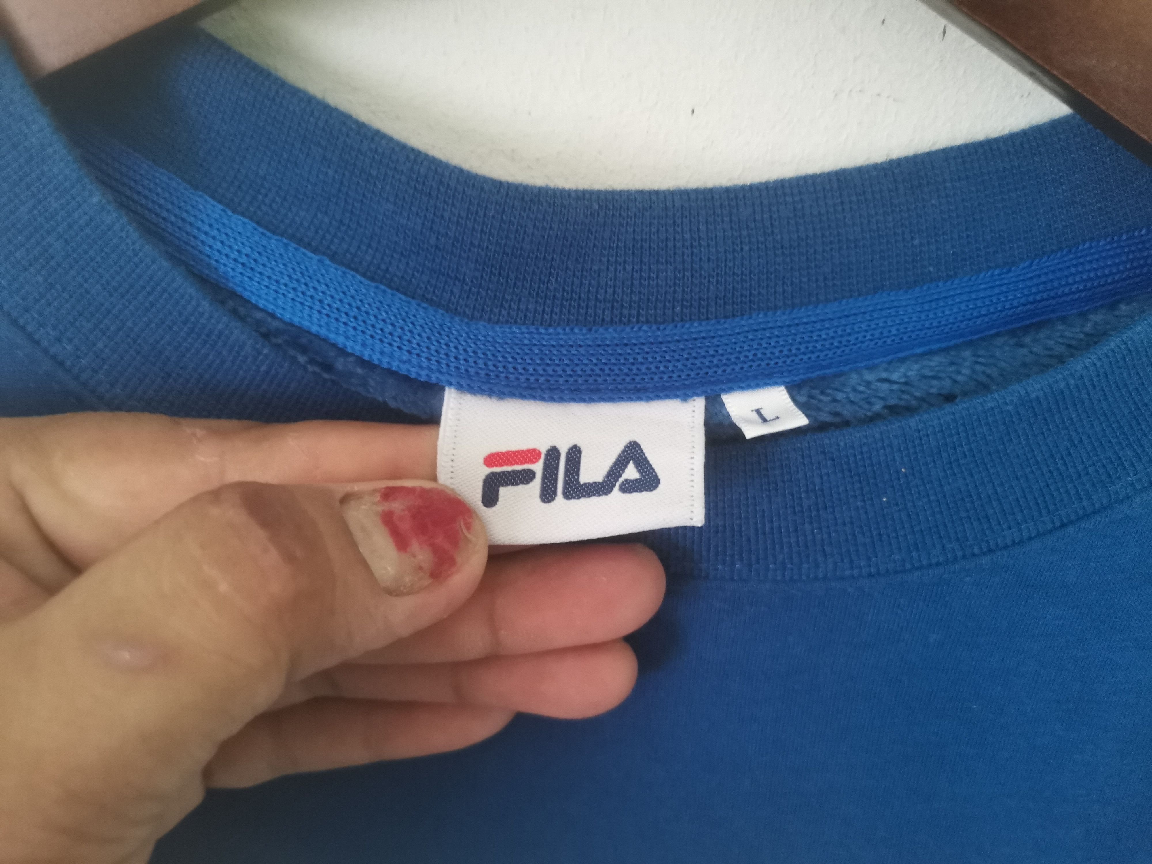 Fila × Vintage Rare Fila multicolour sweatshirt large size Size US L / EU 52-54 / 3 - 4 Thumbnail