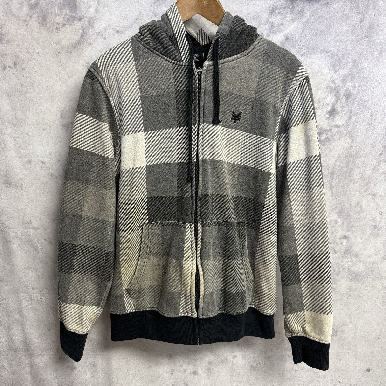 Zoo York Y2K Zoo York Hoodie Sweatshirt Mens Medium Plaid Zip Lined Size US M / EU 48-50 / 2 - 1 Thumbnail