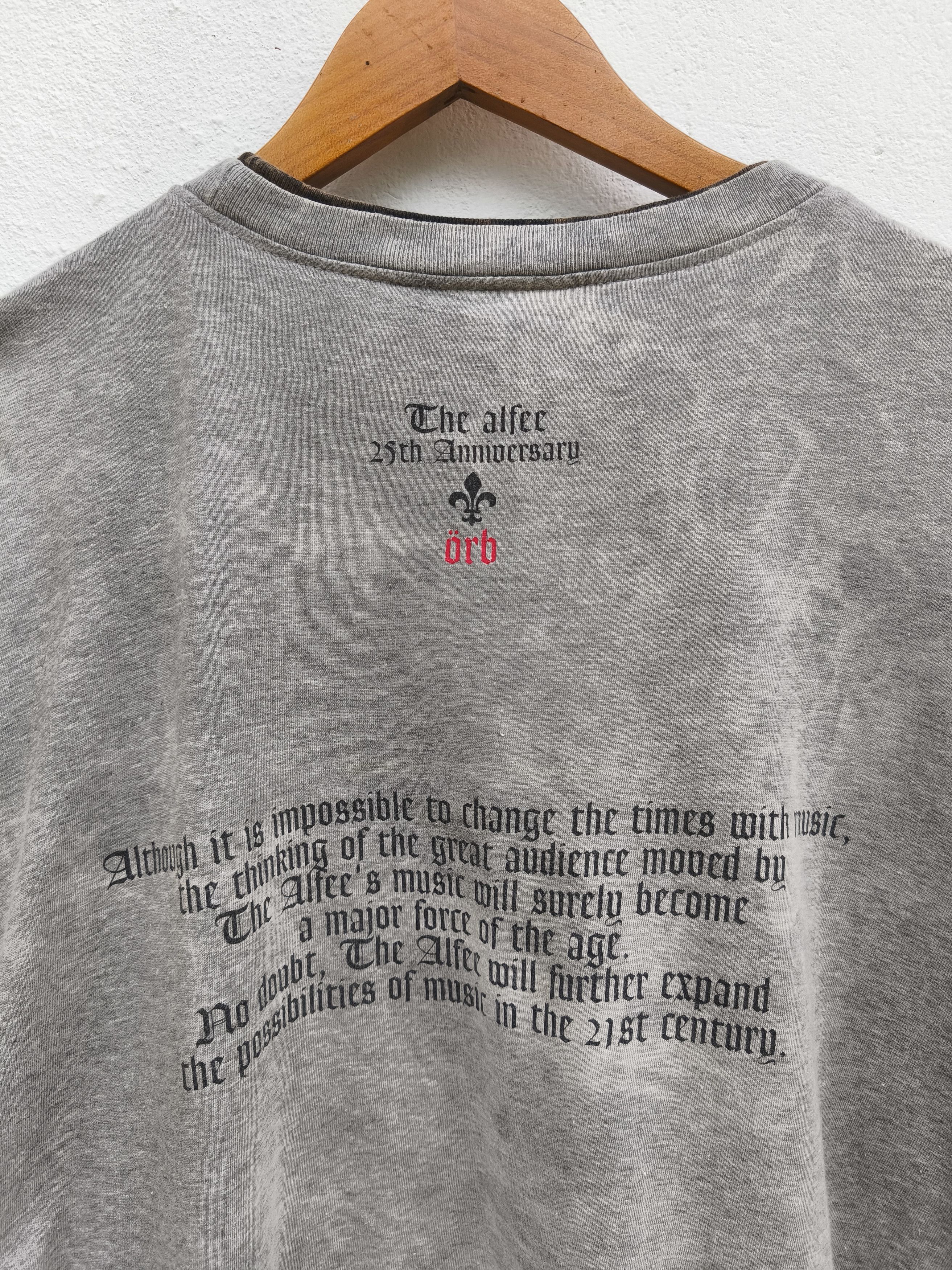 Band Tees 🔥 Vintage 99 The Alfee t shirt long sleeve 25th Anniversary Size US L / EU 52-54 / 3 - 5 Thumbnail