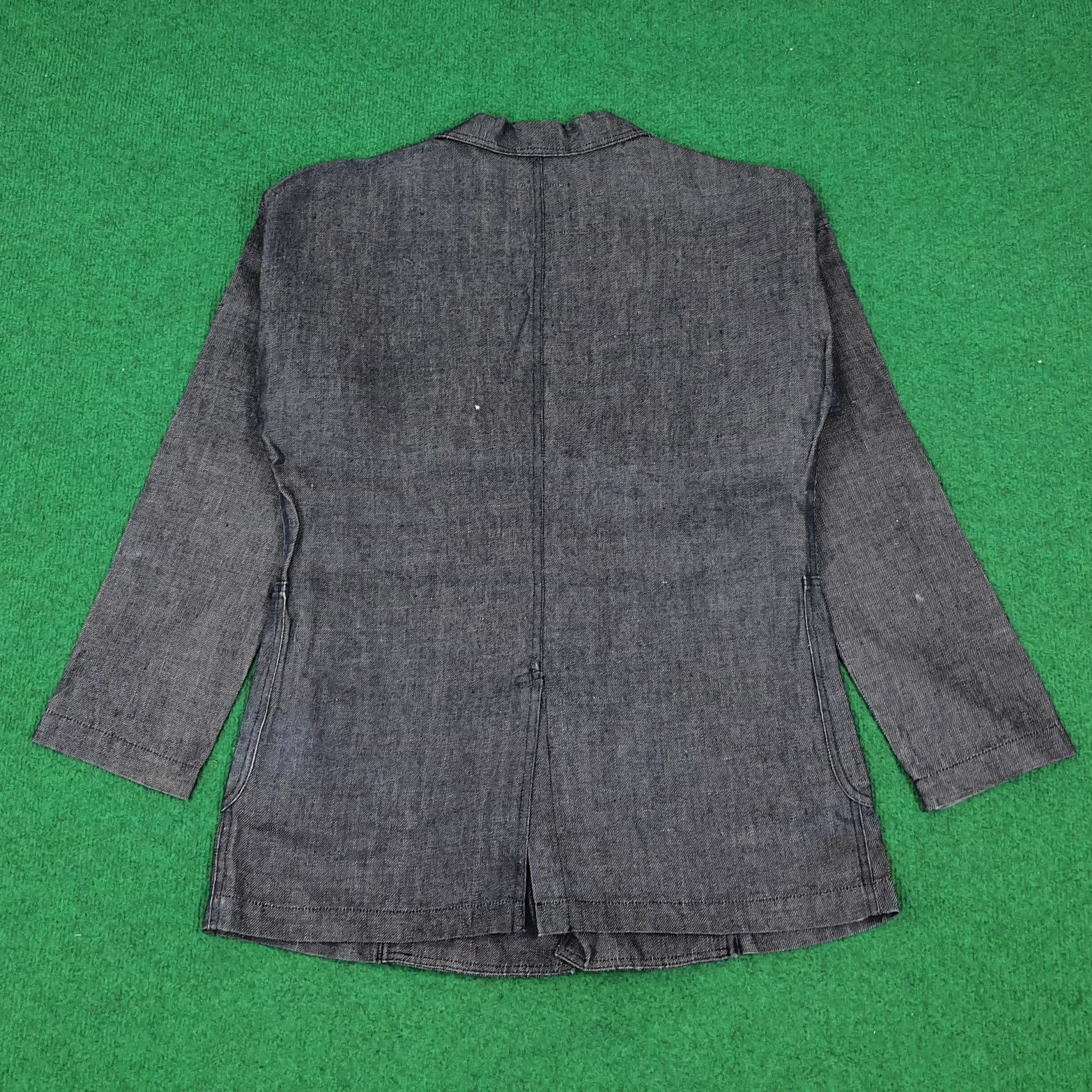 Issey Miyake × Japanese Brand × Vintage Vintage Plantation by Issey Miyake Japan Denim Blazers Size US S / EU 44-46 / 1 - 3 Thumbnail