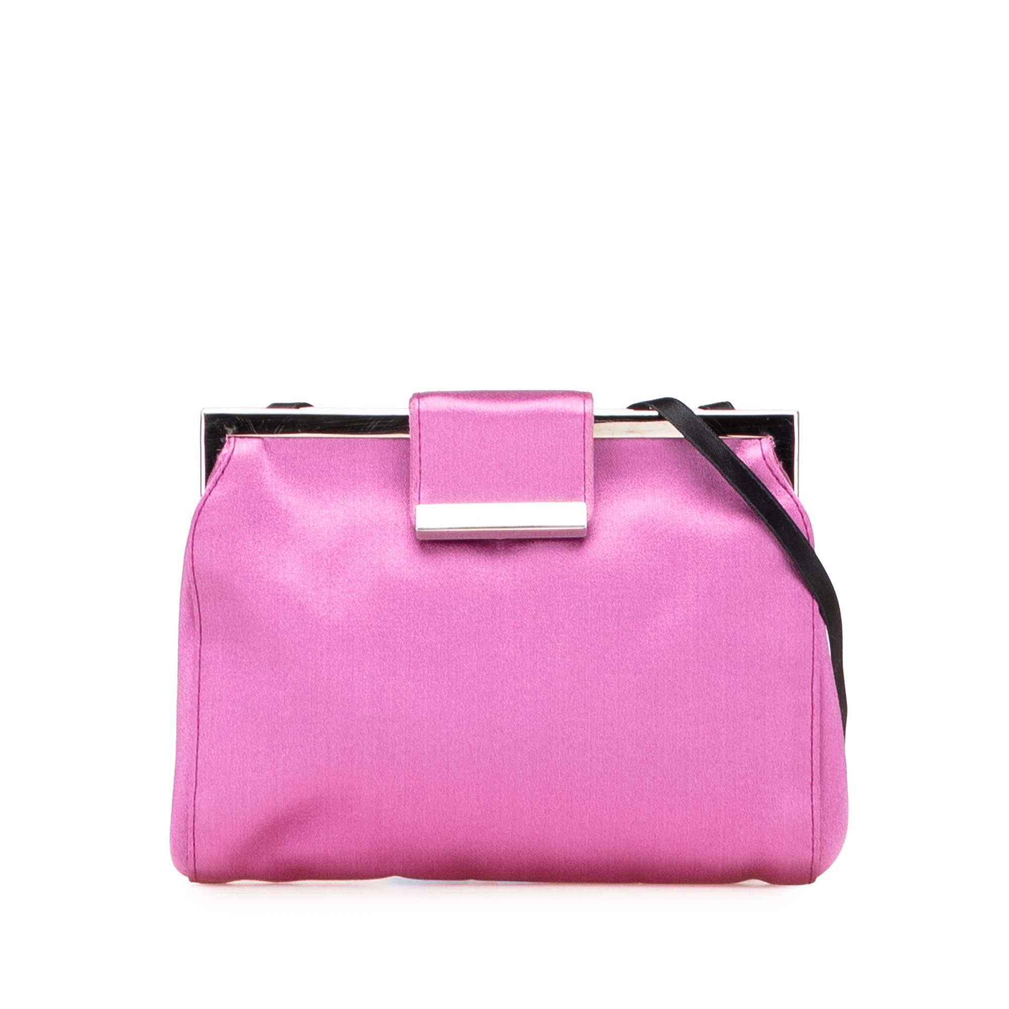Miu Miu Miu Miu Satin Clasp Clutch on Strap Size ONE SIZE - 1 Thumbnail