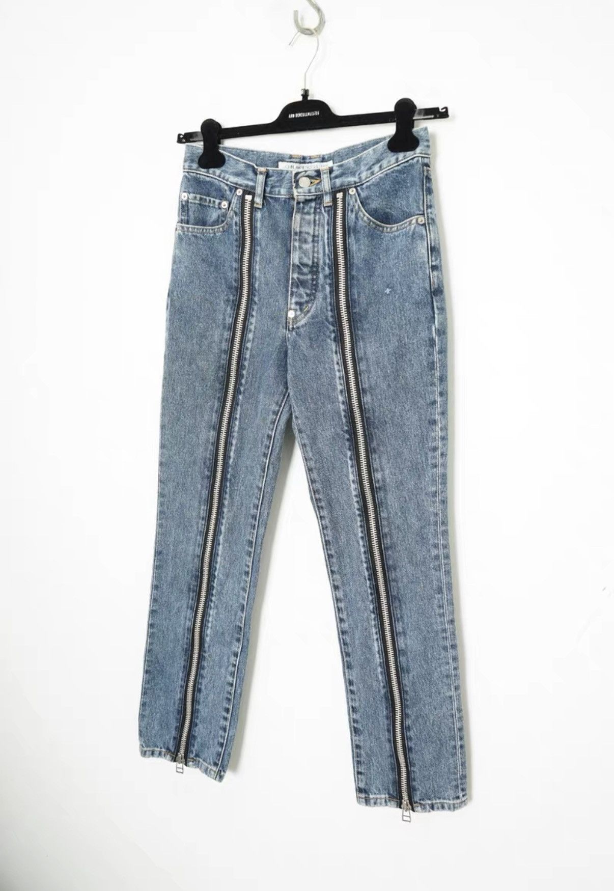 JOHN LAWRENCE SULLIVAN John Lawrence Sullivan Zip Washed Jeans Size US 28 / EU 44 - 2 Thumbnail
