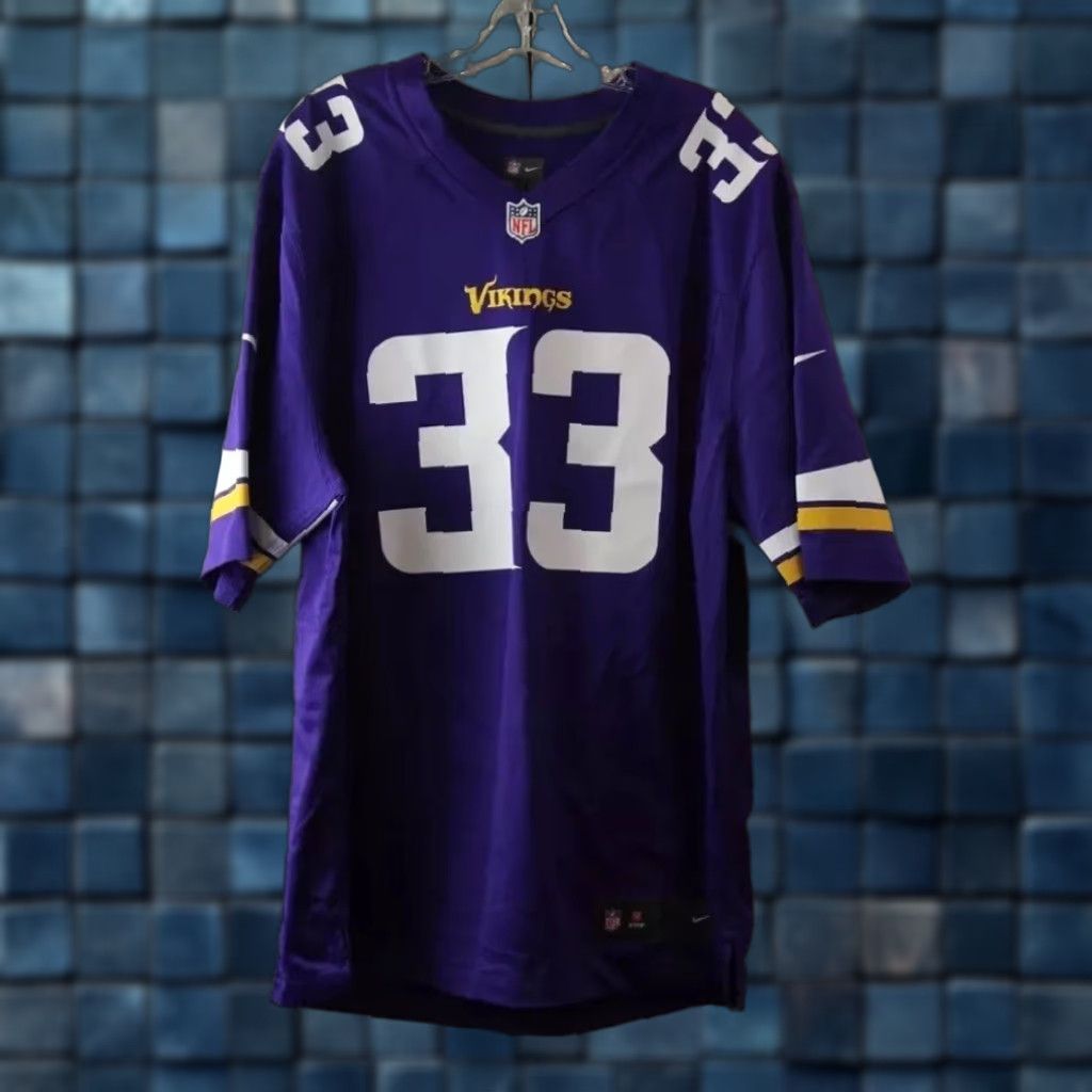 NFL Men's Nike NFL Minnesota Vikings Jersey #33 Dalvin Cook Football Size XL Size US XL / EU 56 / 4 - 1 Thumbnail