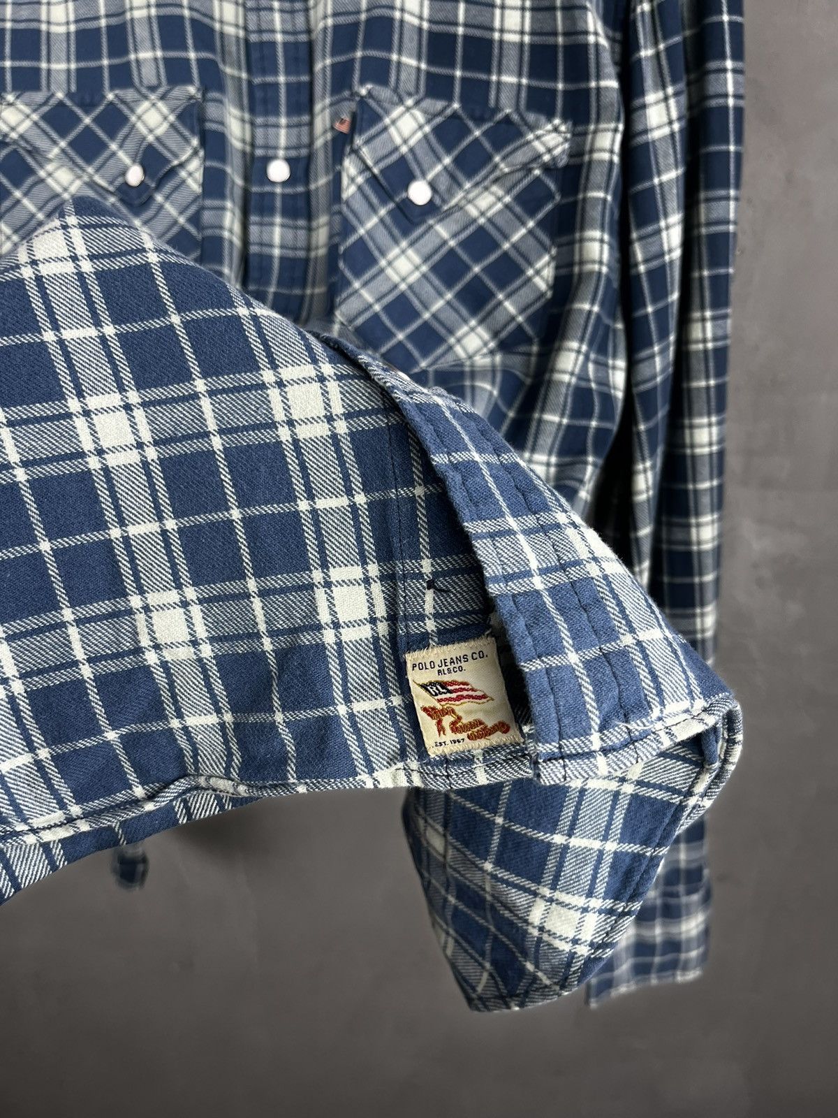 Polo Ralph Lauren × Ralph Lauren × Vintage Polo Ralph Lauren flannel shirt vintage Size US L / EU 52-54 / 3 - 6 Thumbnail