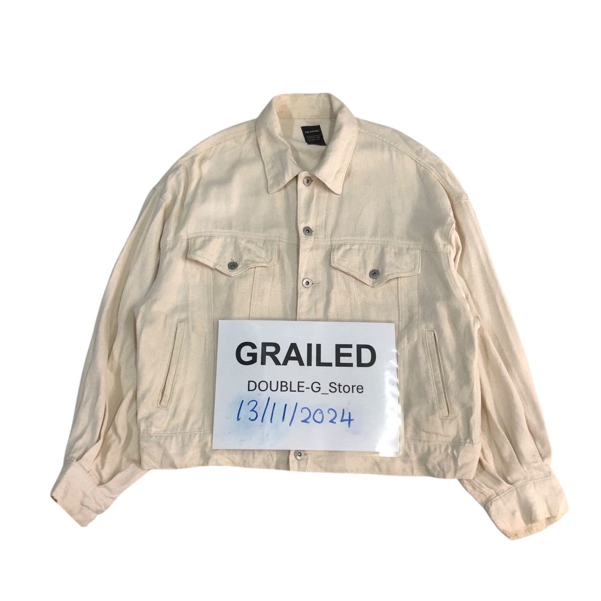 Japanese Brand 📌Vintage Denim Jacket Biker Rag Machine Cargo Pockets Size US M / EU 48-50 / 2 - 1 Thumbnail