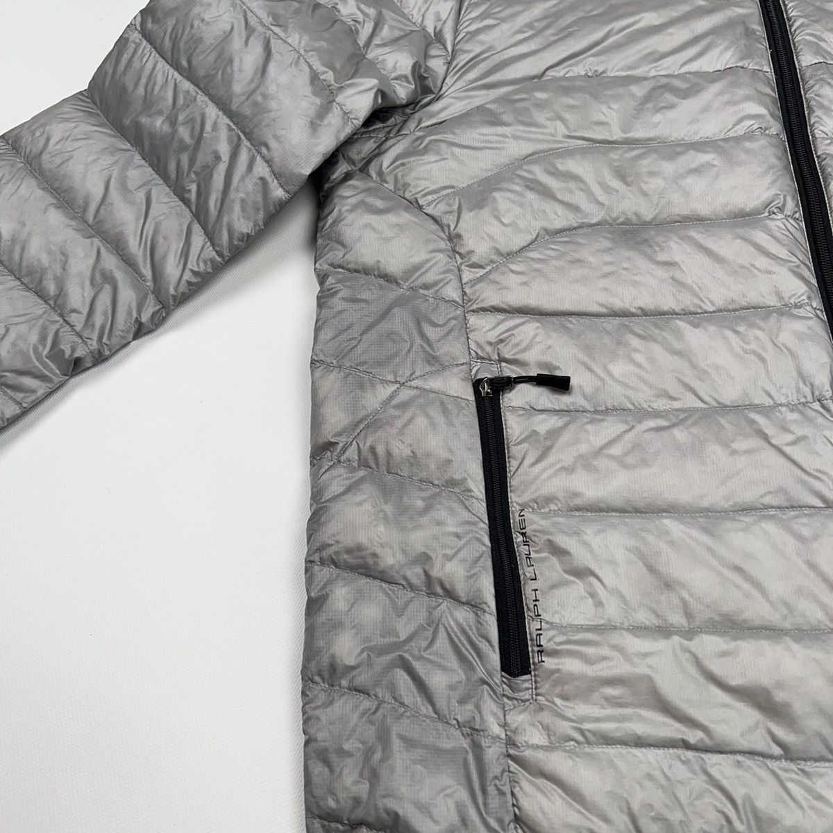 Ralph Lauren Ralph Lauren RLX Down Puffer Jacket Silver Size US L / EU 52-54 / 3 - 12 Thumbnail