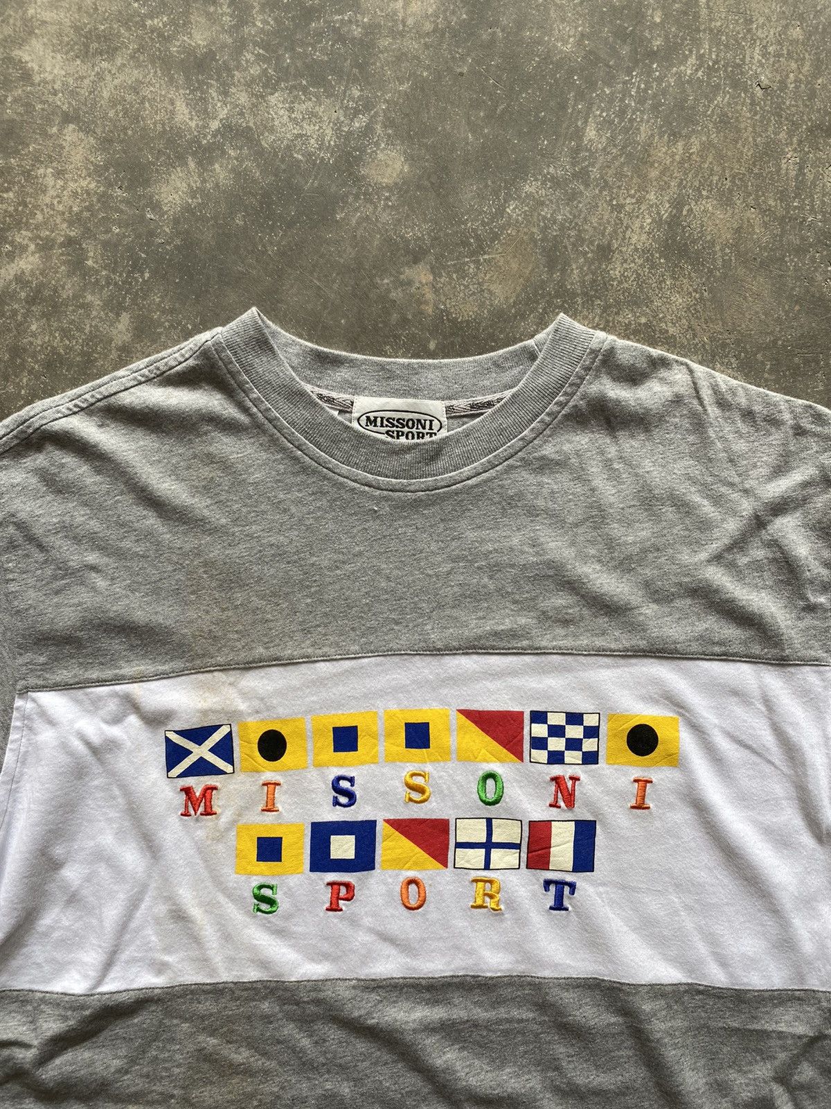 Missoni × Vintage MISSONI SPORT LOGO TEE Size US L / EU 52-54 / 3 - 2 Thumbnail