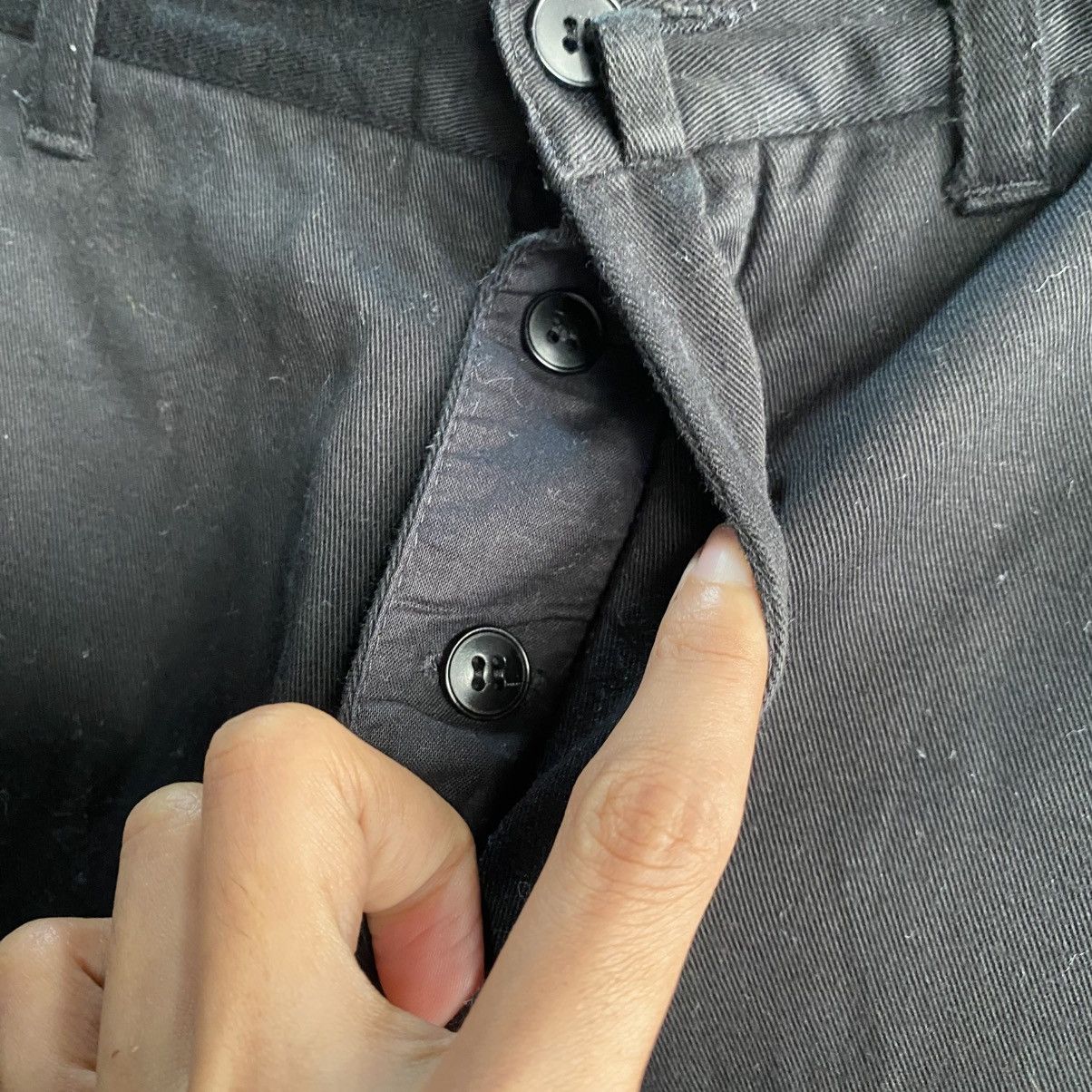 agnes b. Agnes B. Homme Paris Men's Black Loose Fit Chino Pants Size US 30 / EU 46 - 9 Thumbnail
