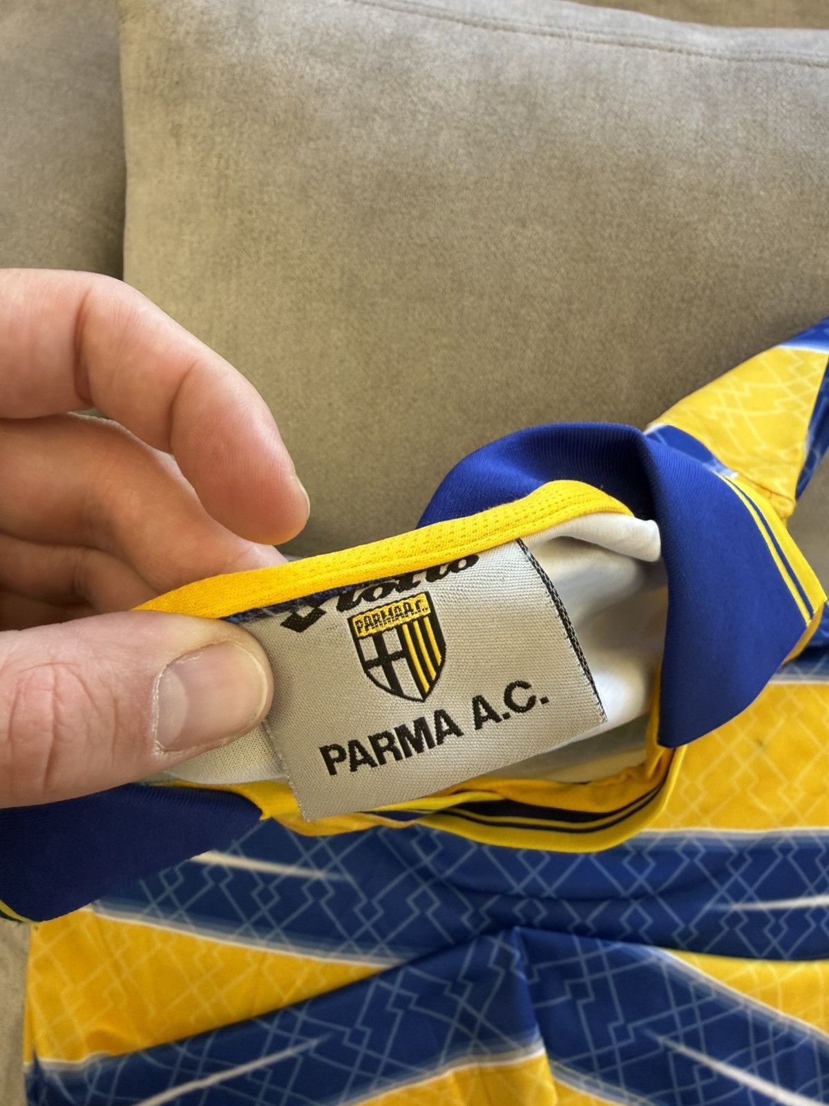 Lotto Sport Vintage Parma A.C. Crespo 8 Lotto Football Soccer Jersey Size US M / EU 48-50 / 2 - 6 Thumbnail