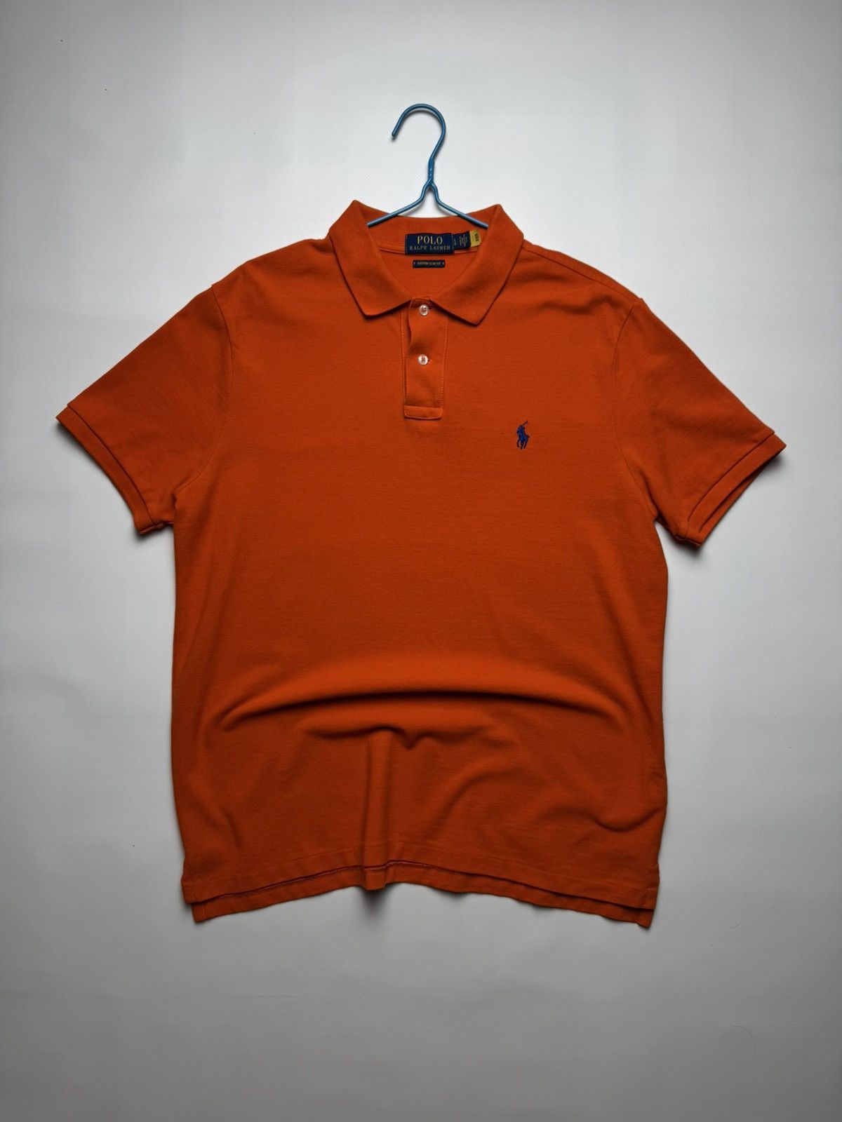 Polo Ralph Lauren Polo Ralph Lauren Custom Slim Fit Polo - Burnt Orange Size US L / EU 52-54 / 3 - 1 Thumbnail