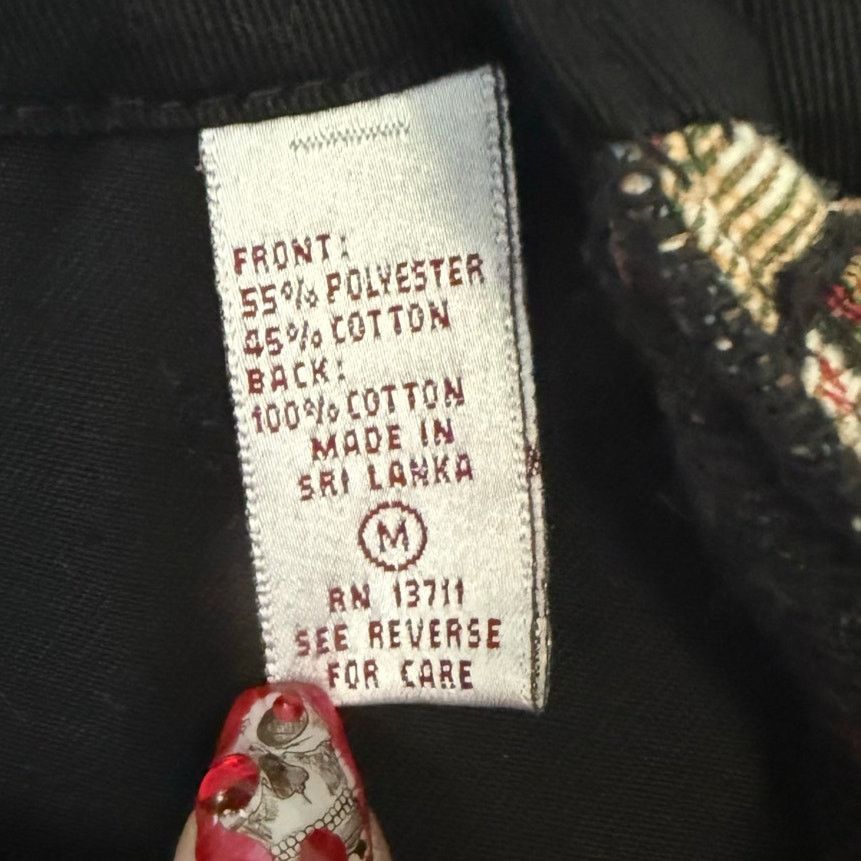 Vintage Black Beige Tapestry Fruit Wine Vest Jacket Whimsygoth Med Size M / US 6-8 / IT 42-44 - 5 Thumbnail