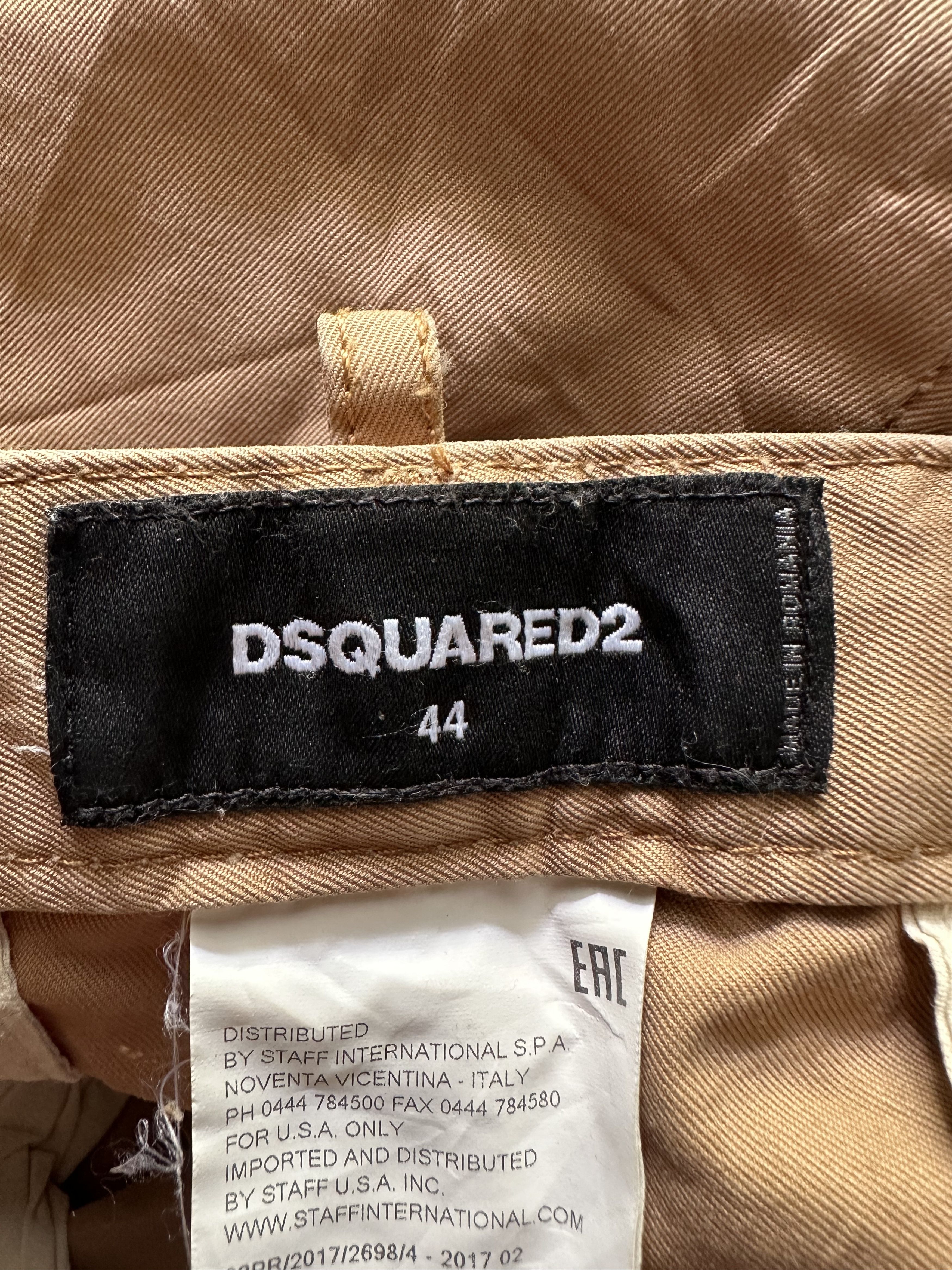 Dsquared2 RARE Distressed PatchWork DSQUARED2 Paint splatter Chinos Size US 30 / EU 46 - 17 Thumbnail