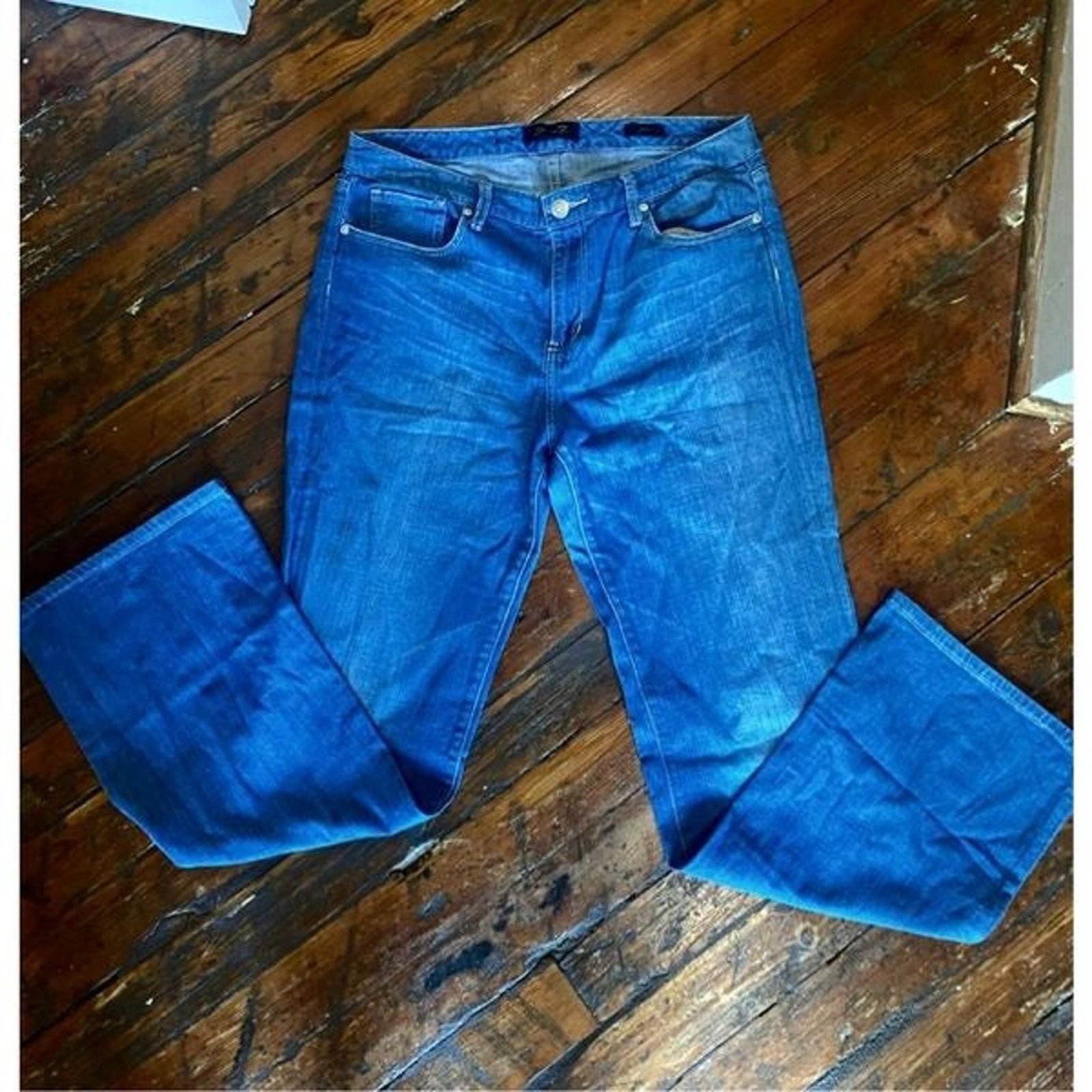 7 For All Mankind 7 for All Mankind Flare Blue Jeans Size 12, MSRP $228 Size 34" / US 12 / IT 48 - 1 Thumbnail