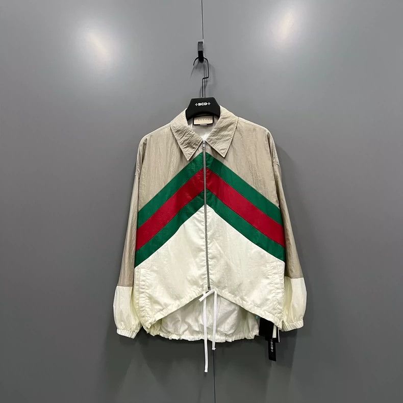Gucci GucciColor-blocked striped printed jacket 2503-Nextarrow Size US XS / EU 42 / 0 - 2 Thumbnail