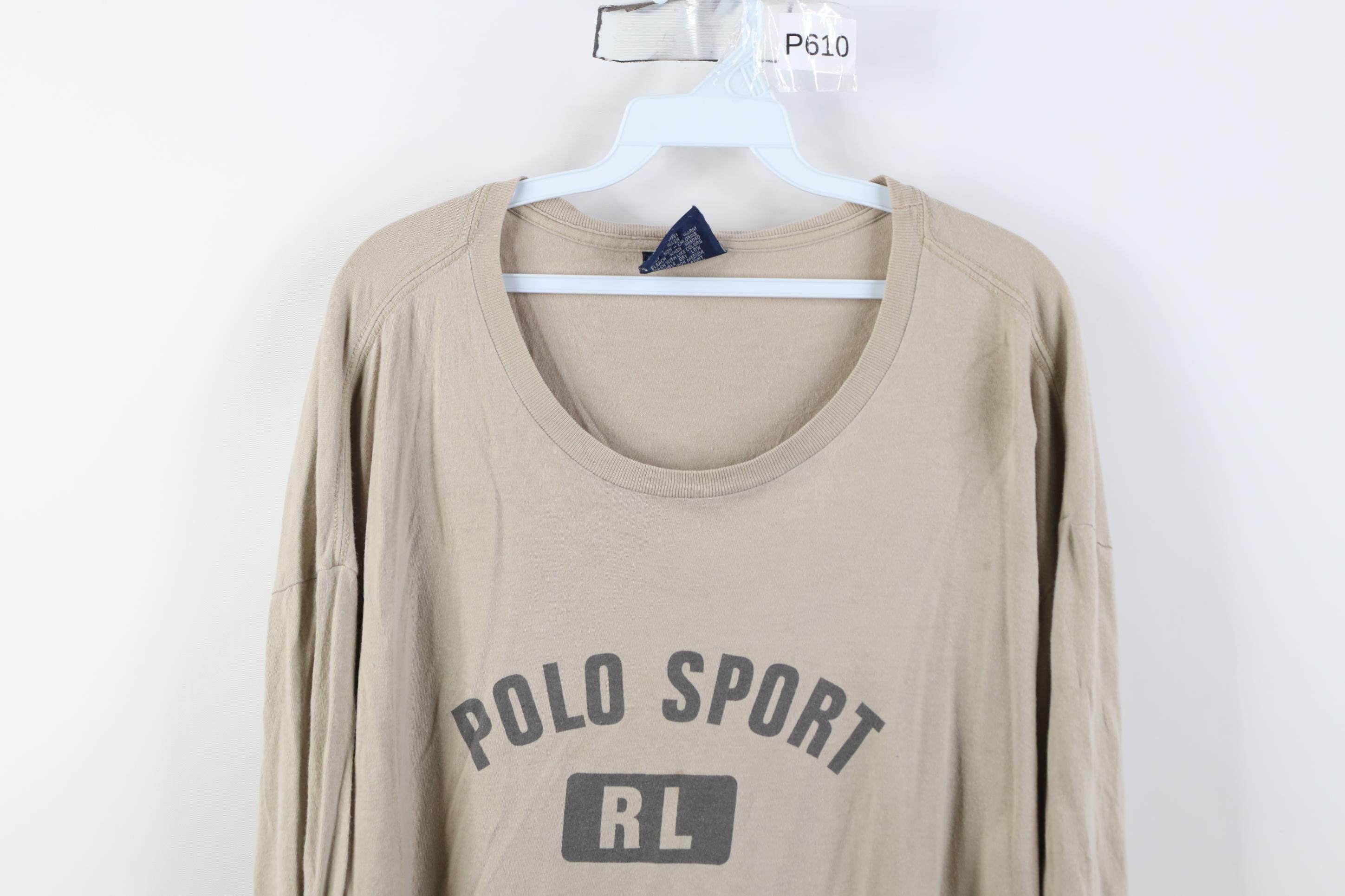 Polo Ralph Lauren Vintage 90s Polo Sport Ralph Lauren Logo Long Sleeve T-Shirt Size US XL / EU 56 / 4 - 2 Thumbnail