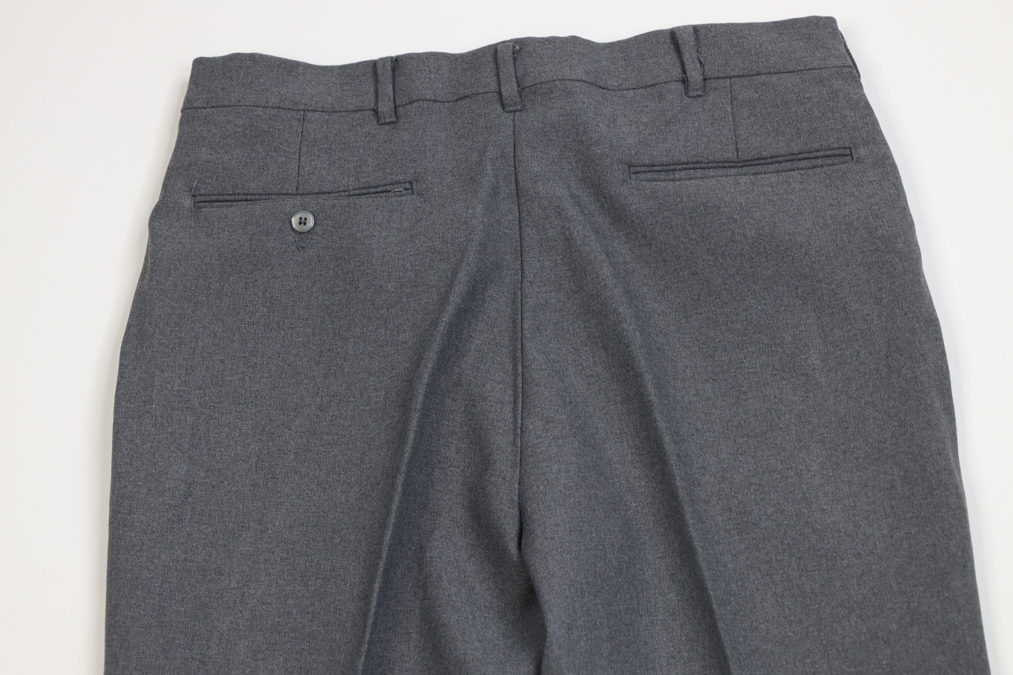 Vintage Vintage 70s Streetwear Flared Wide Leg Chino Pants Gray USA Size US 32 / EU 48 - 11 Thumbnail