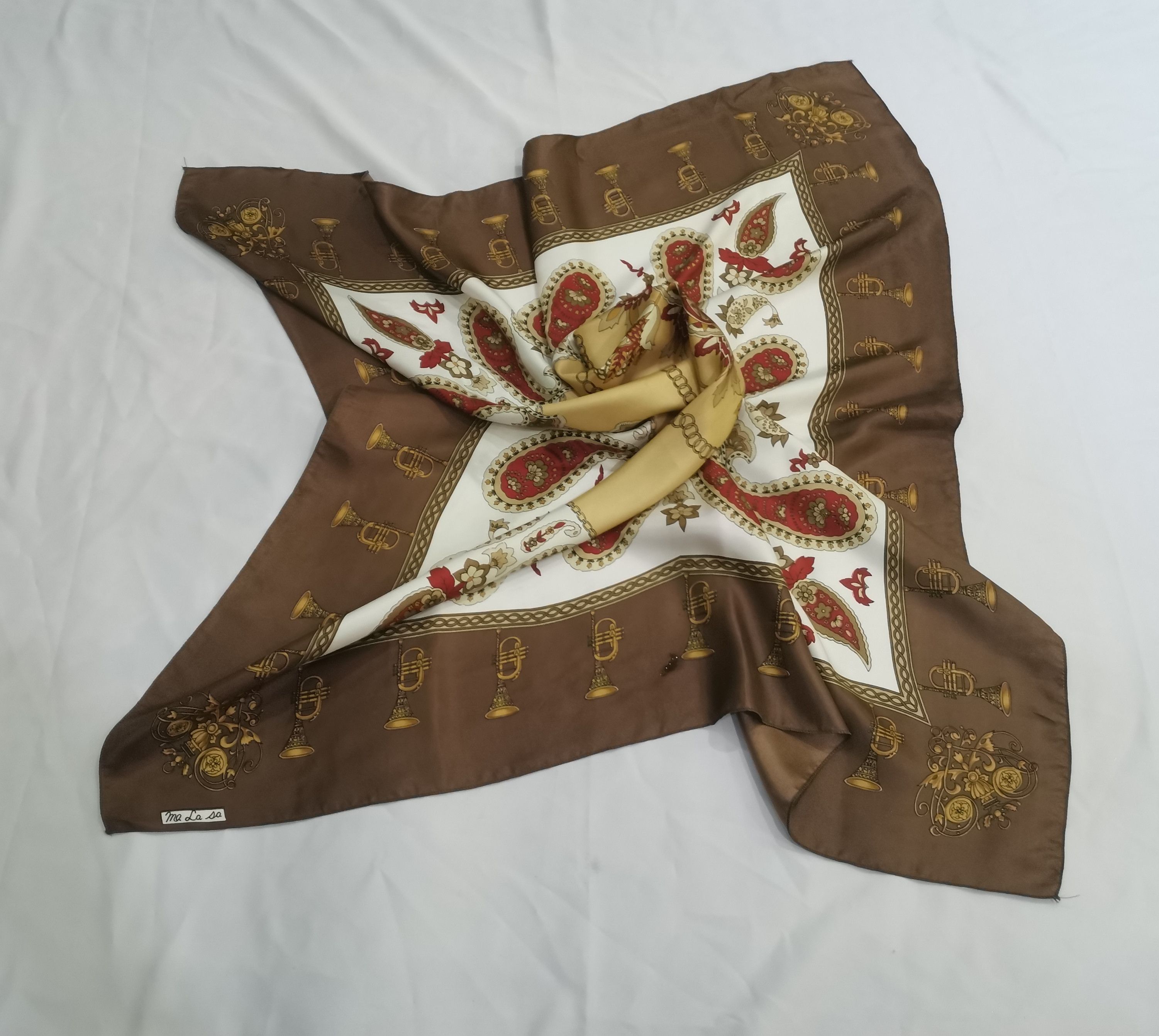 Vintage Rare vintage luxury scarves nice design Size ONE SIZE - 3 Thumbnail