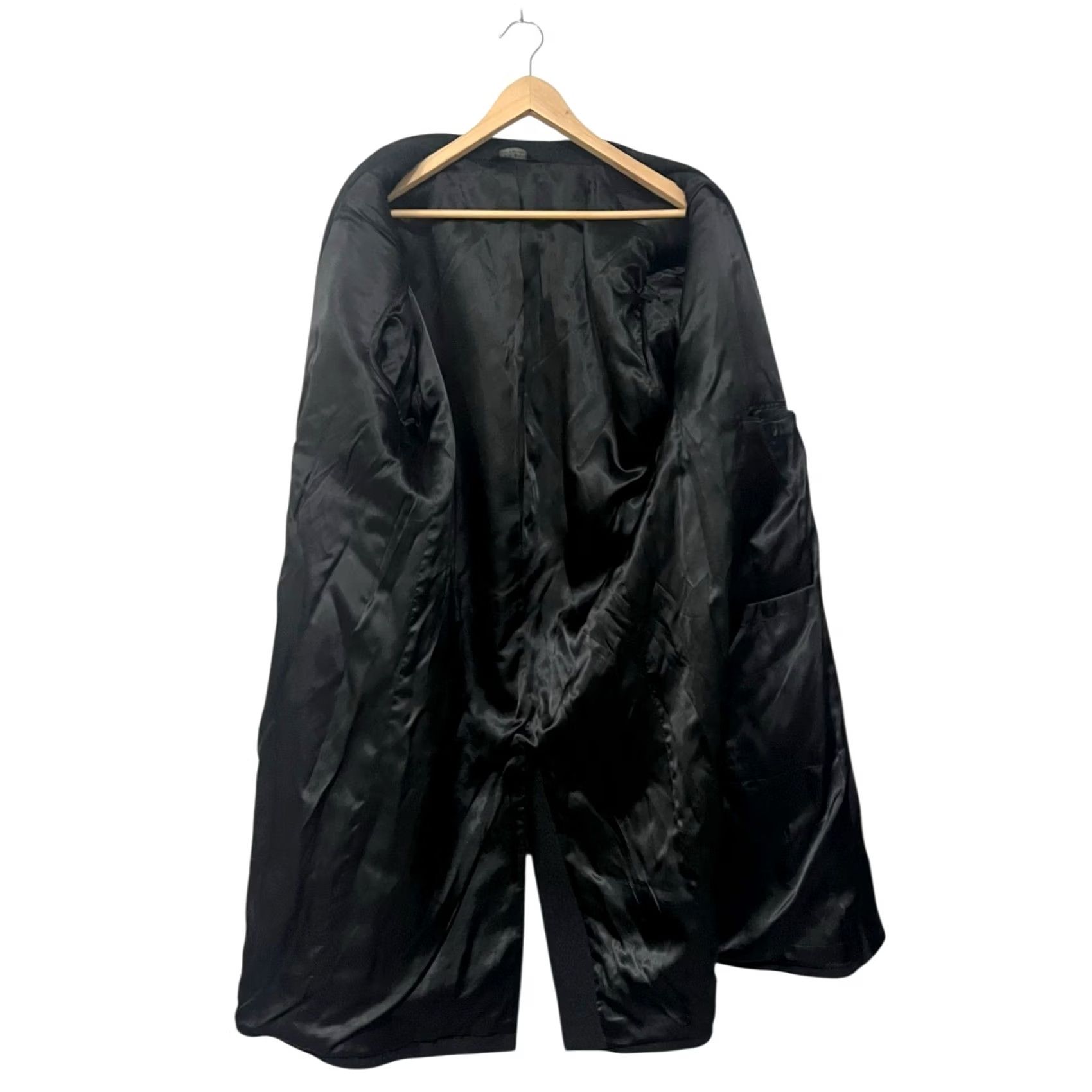 Jos. A. Bank Jos A Bank Topcoat Overcoat Coat Mens 42R Wool Dark Gray 3 Button Flannel Size US XS / EU 42 / 0 - 2 Thumbnail