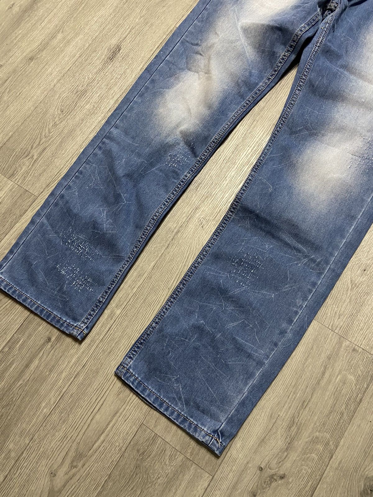 Ed Hardy Japanese Kosmo Lupo Ed Hardy style Vintage Y2K Denim Jeans Size US 32 / EU 48 - 8 Thumbnail